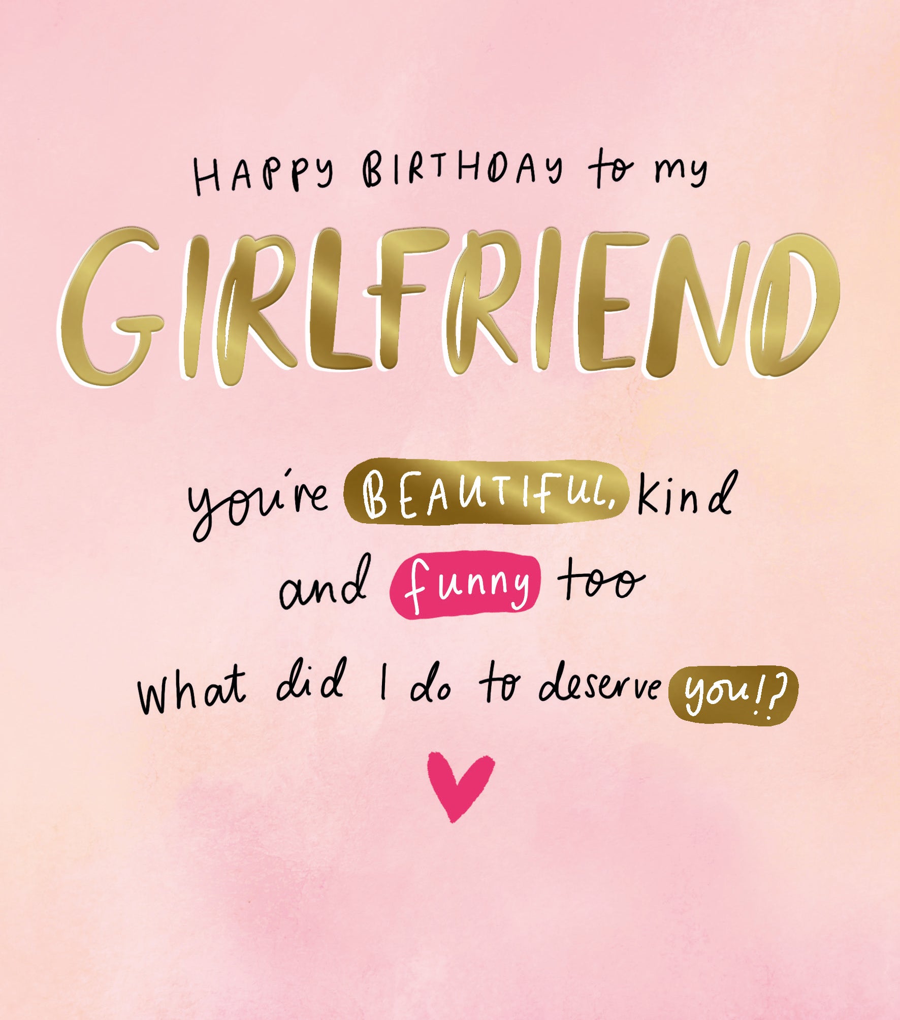 Beautiful Kind Girlfriend Birthday Card at Penny Black