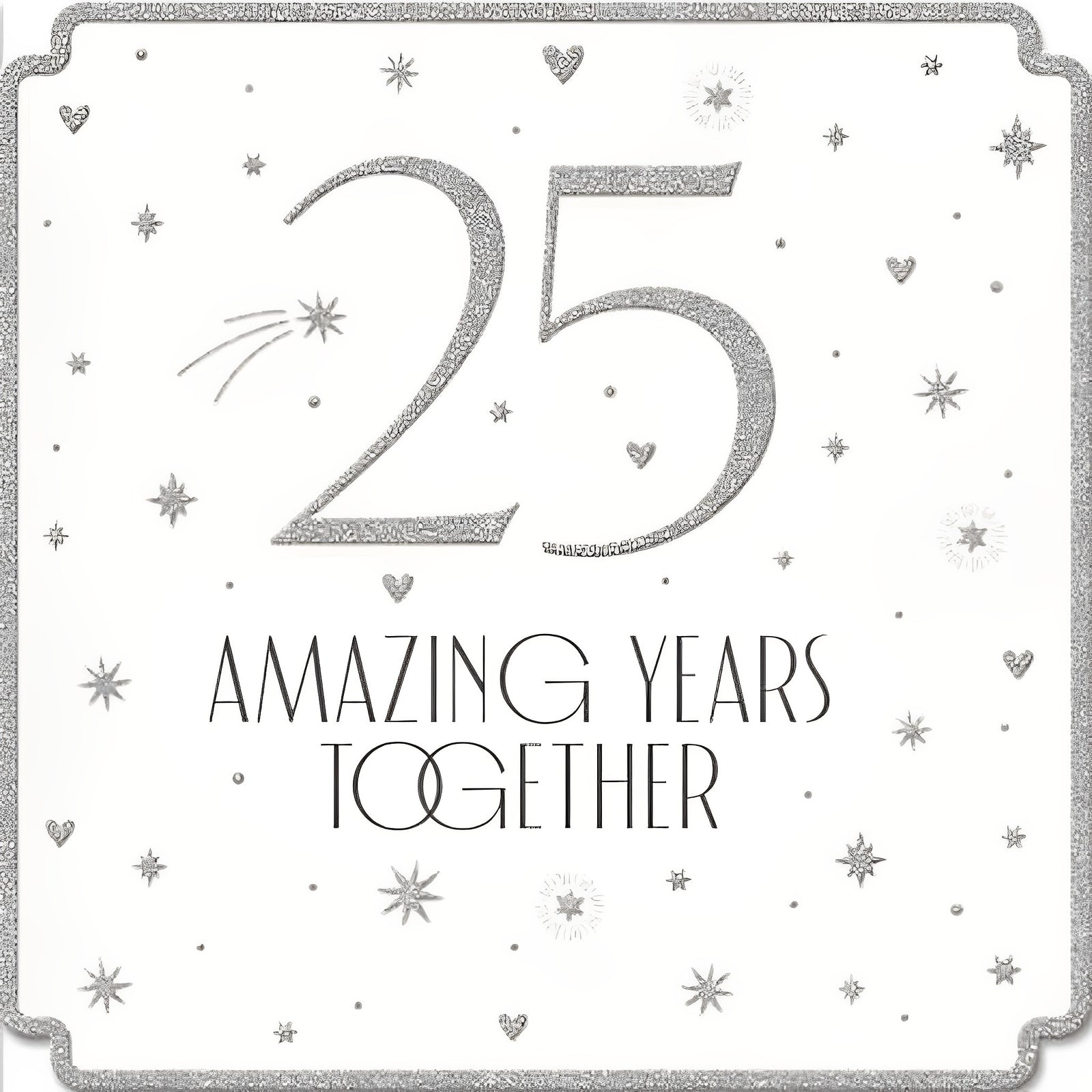 25 Amazing Years Together Anniversary Card at Penny Black