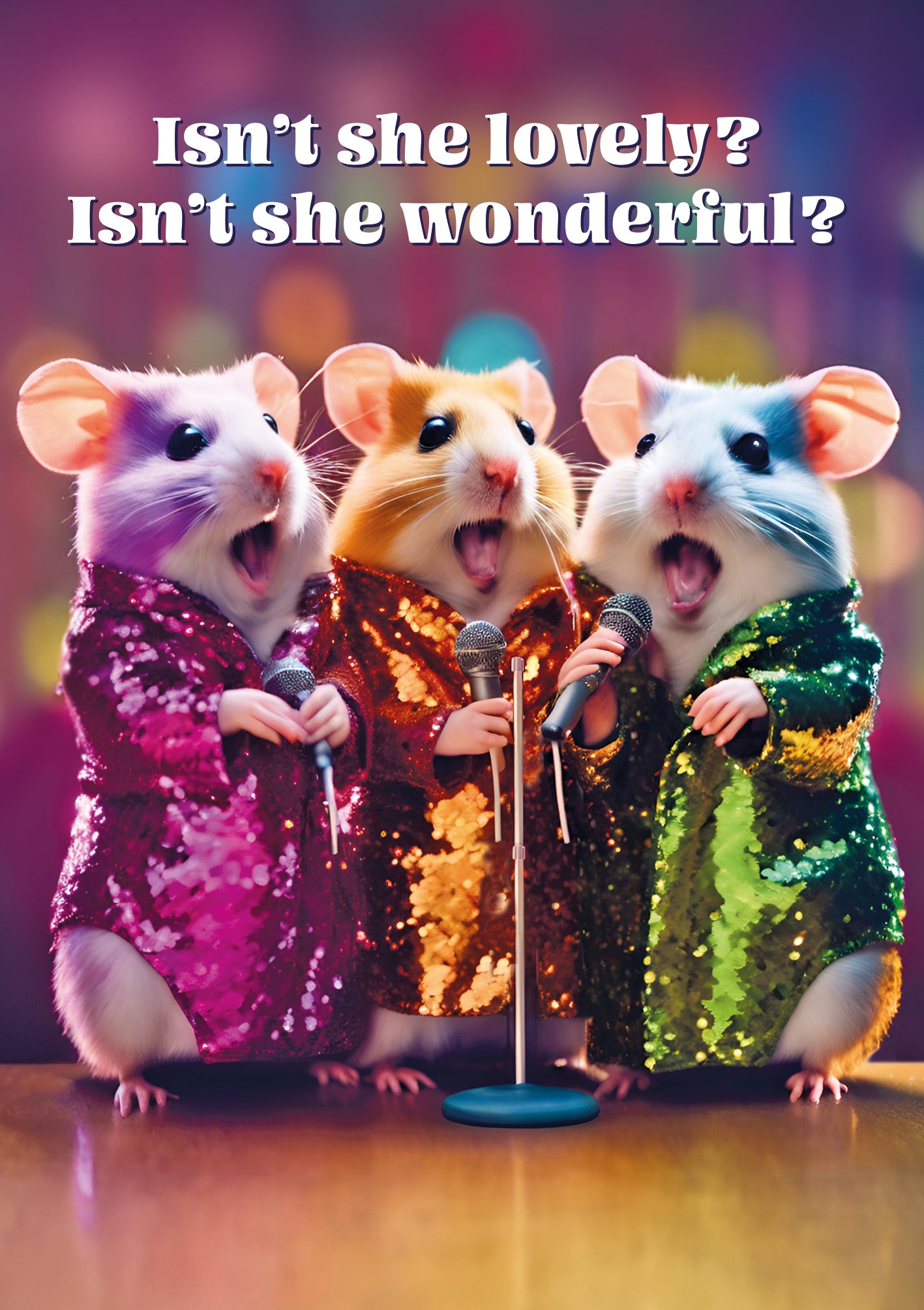 Isn't She Love, Isn't She Wonderful? Birthday Card at Penny Black