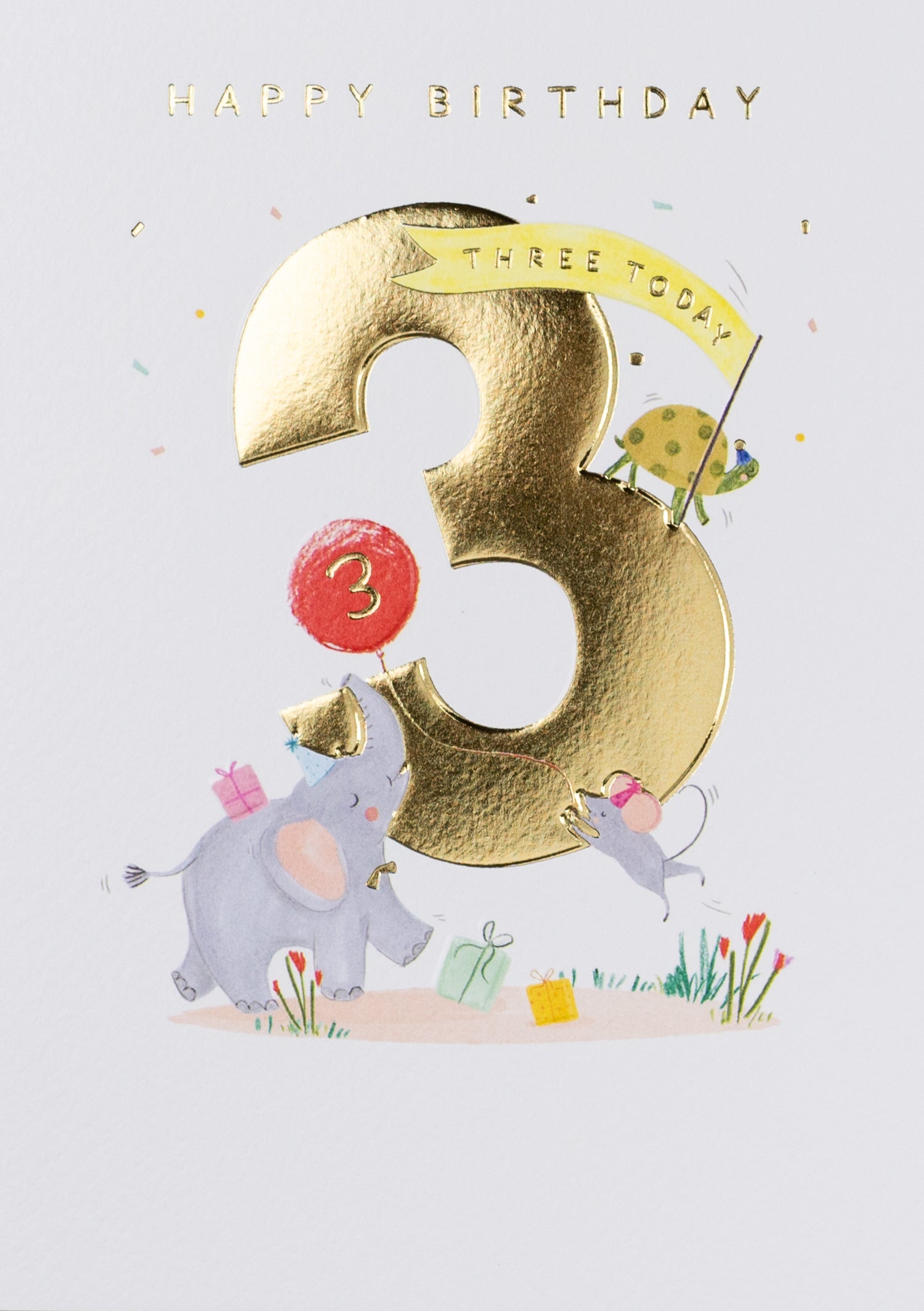 Animal Fun 3 Birthday Card from Penny Black