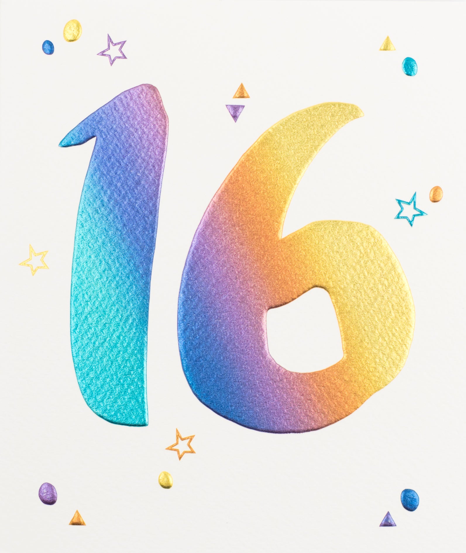 Holographic 16th Birthday Card from Penny Black