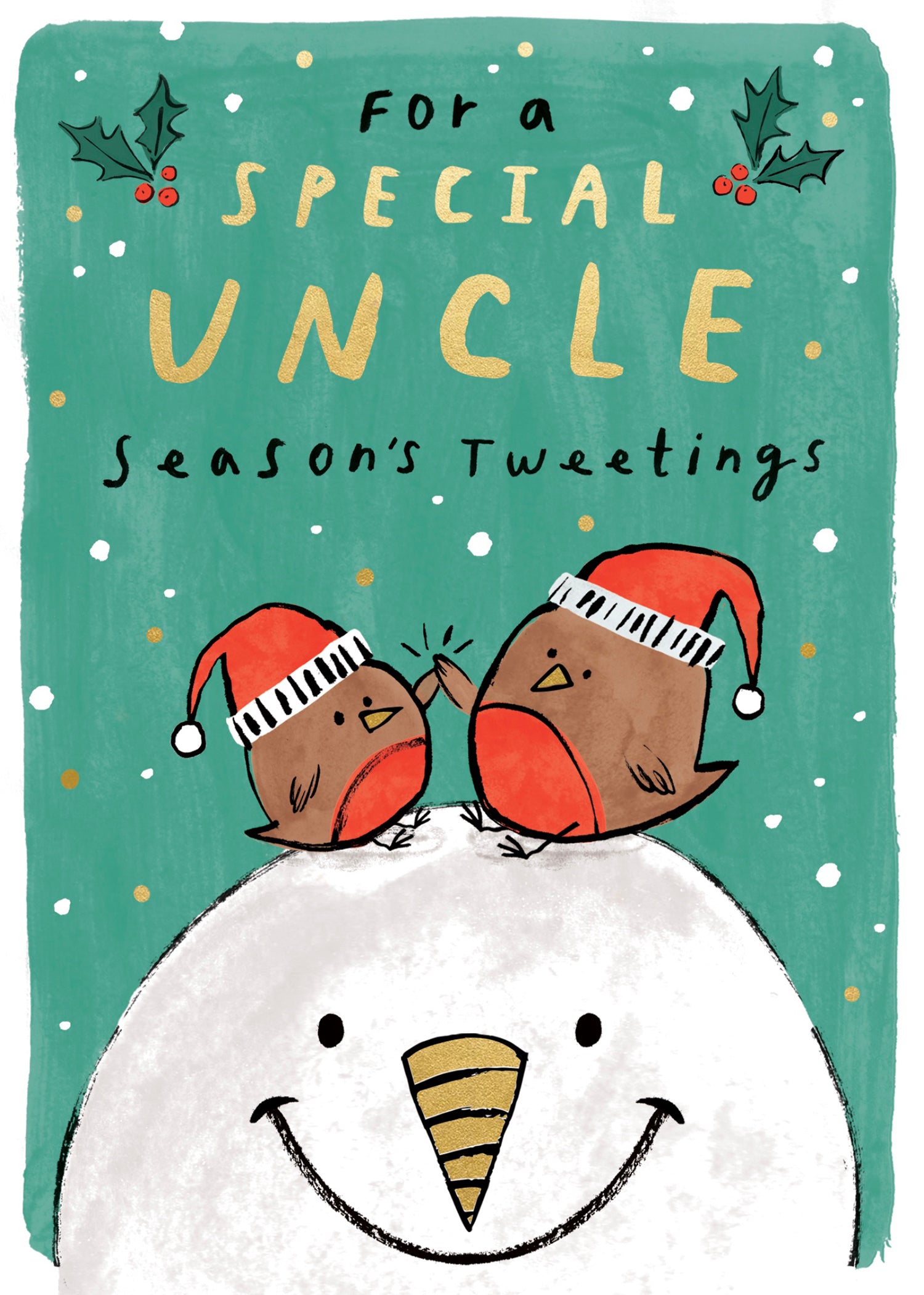 Season's Tweetings Special Uncle Christmas Card by penny black