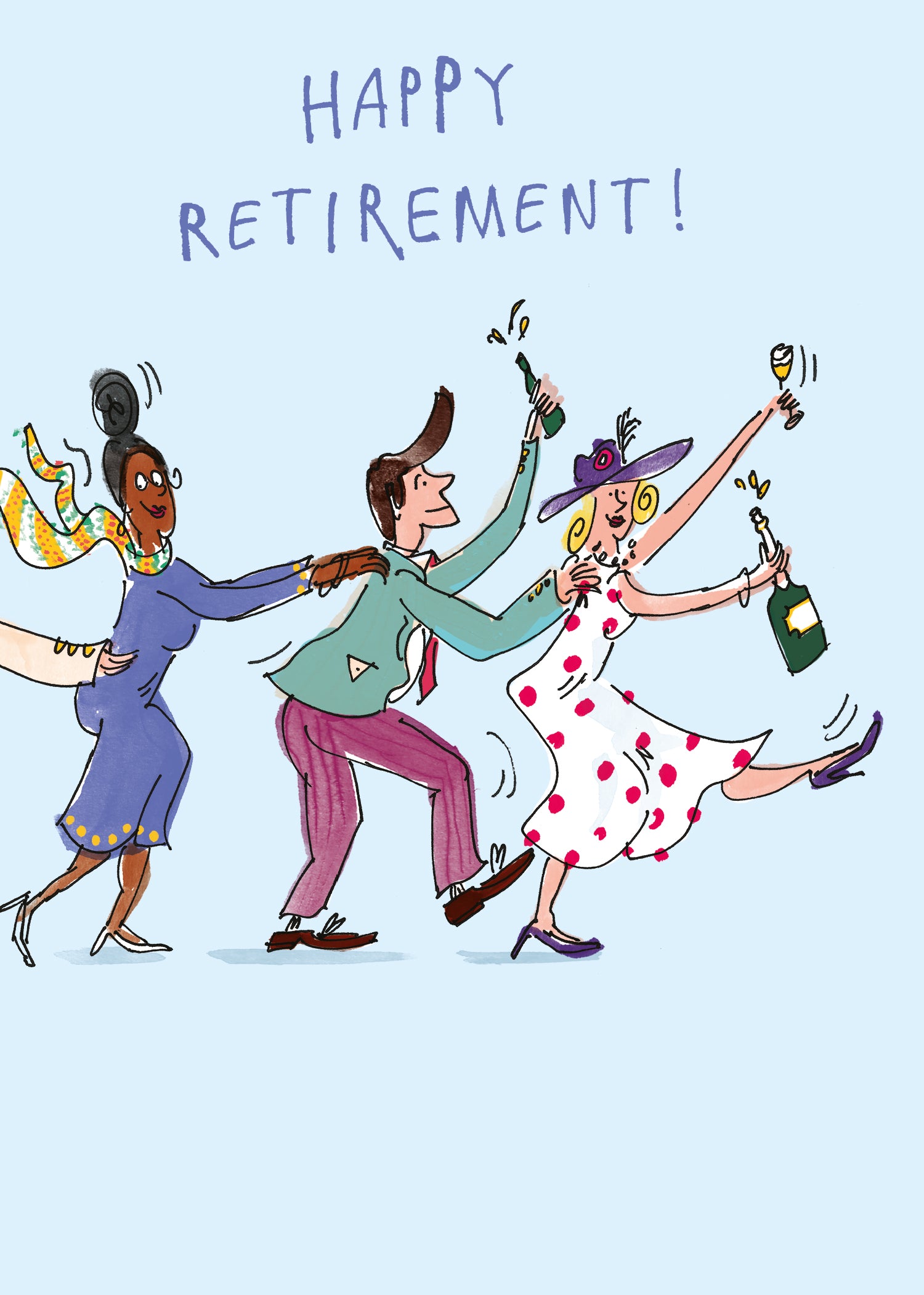 Quentin Blake Conga Retirement Card at Penny Black