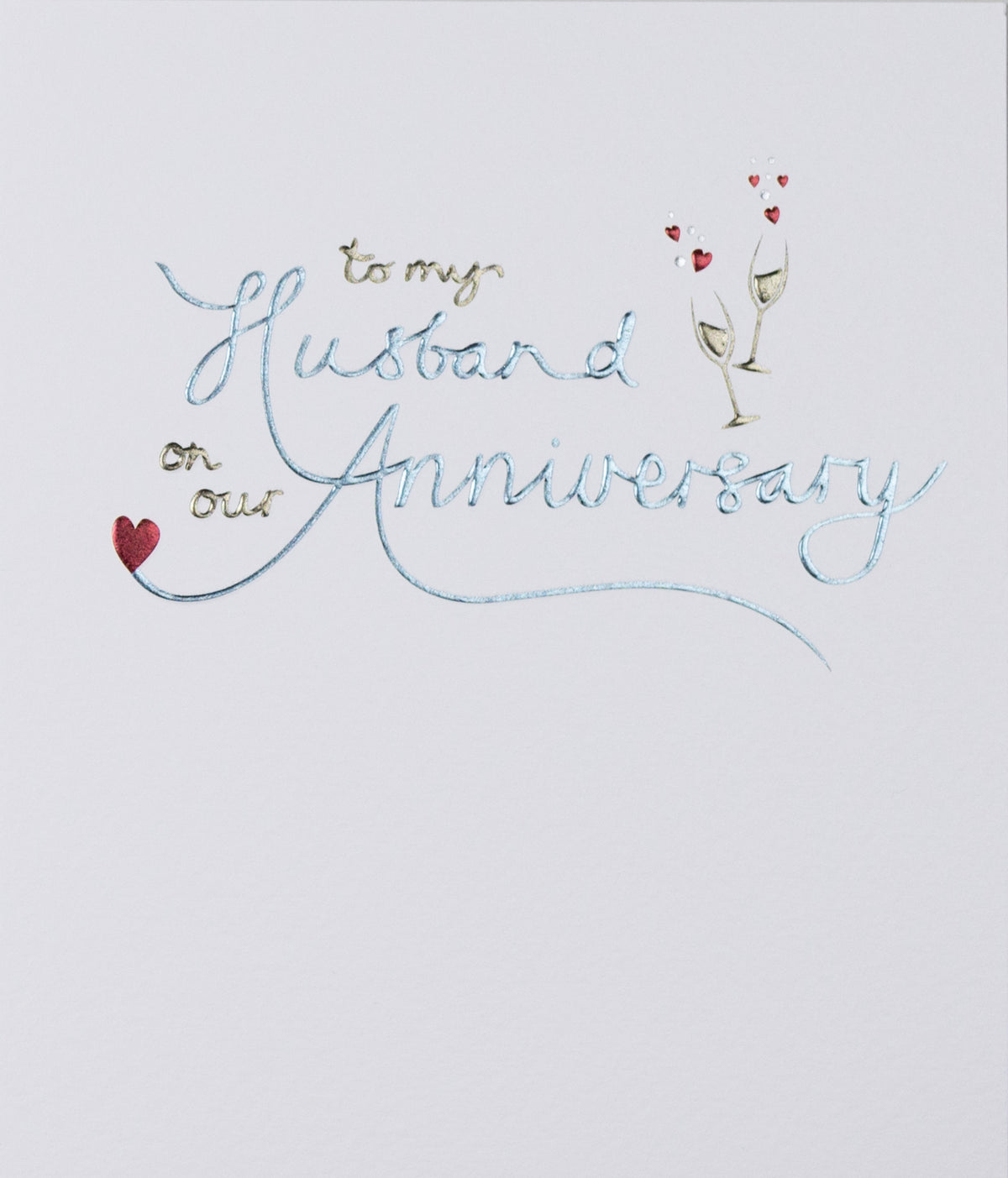 Husband Metallic Script Anniversary Card from Penny Black