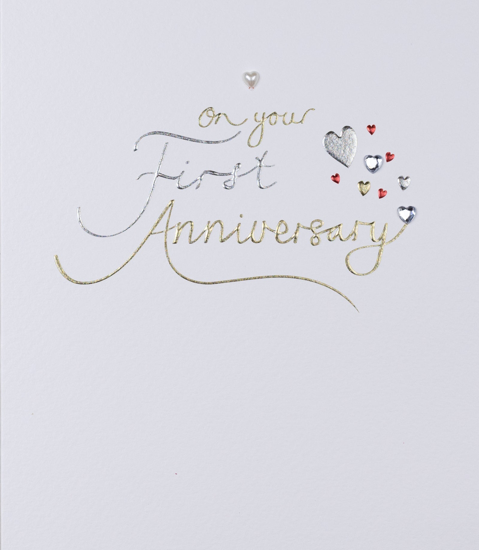 On Your First Anniversary Embellished Card at Penny Black