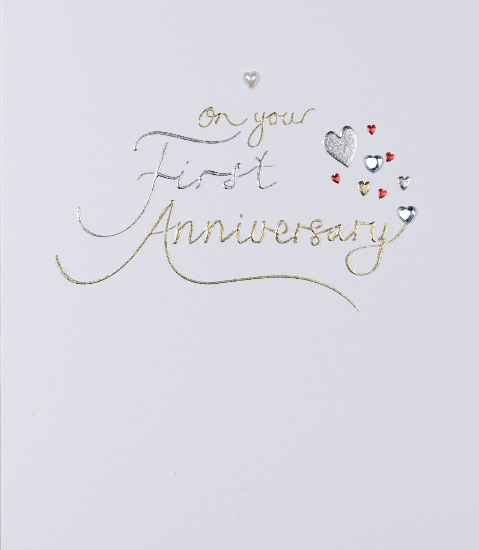 On Your First Anniversary Embellished Card at Penny Black