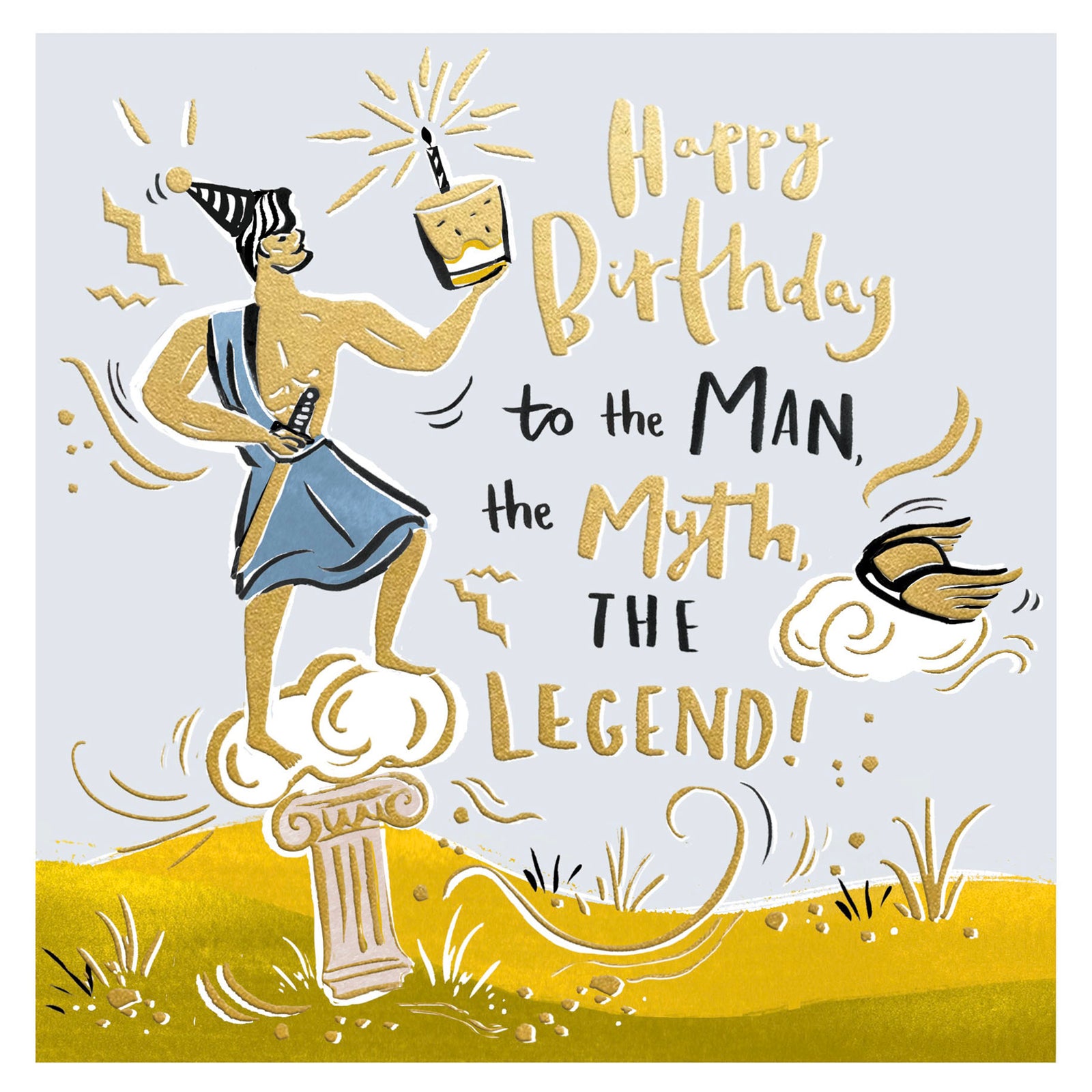 Centurian Myth Legend Birthday Card from Penny Black