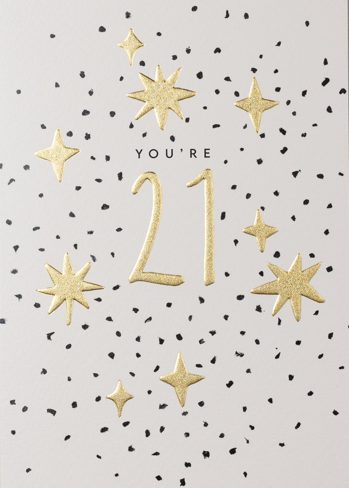 You&#39;re 21 Supernova Embossed Birthday Card from Penny Black