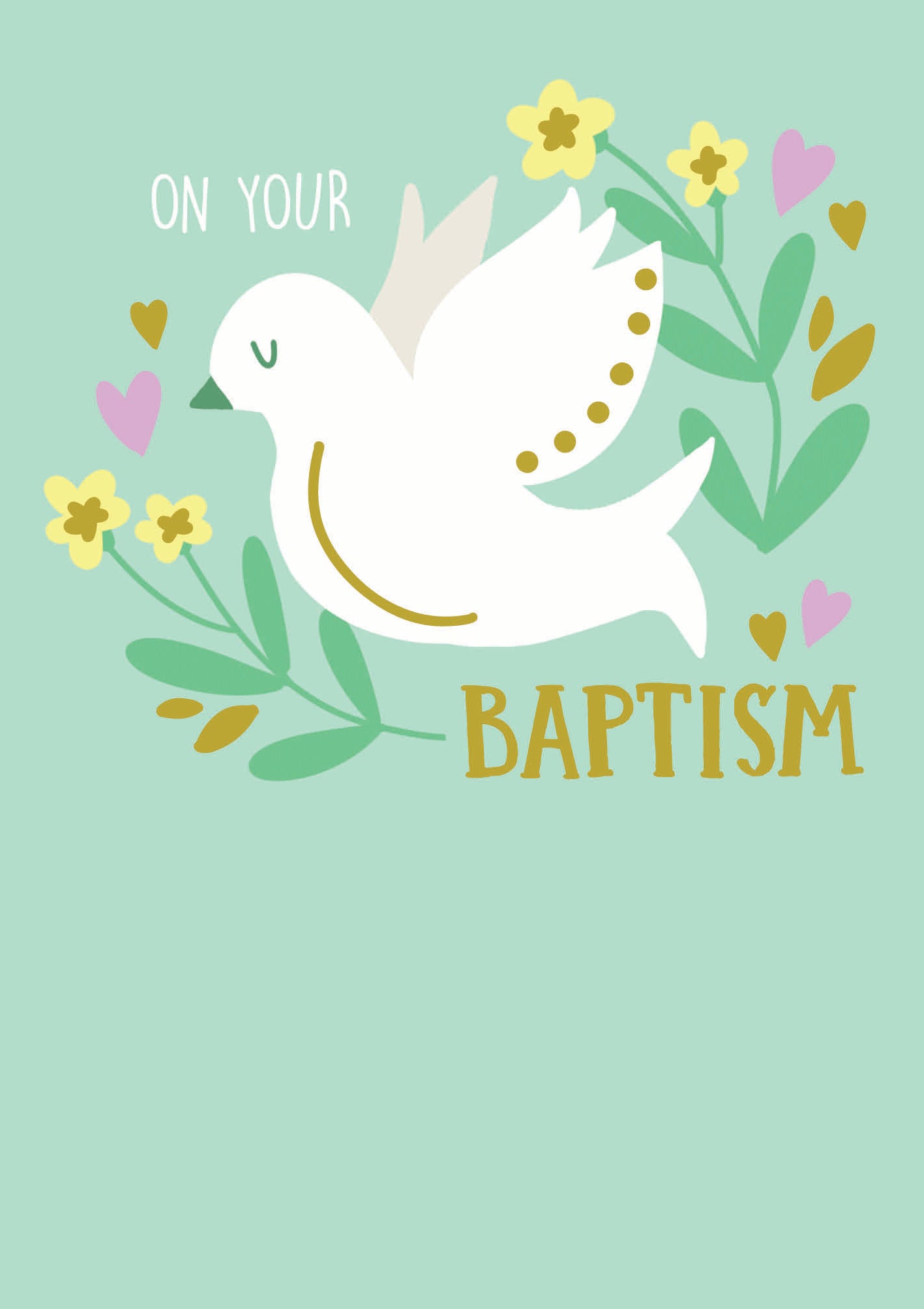Dove Baptism Celebration Card from Penny Black