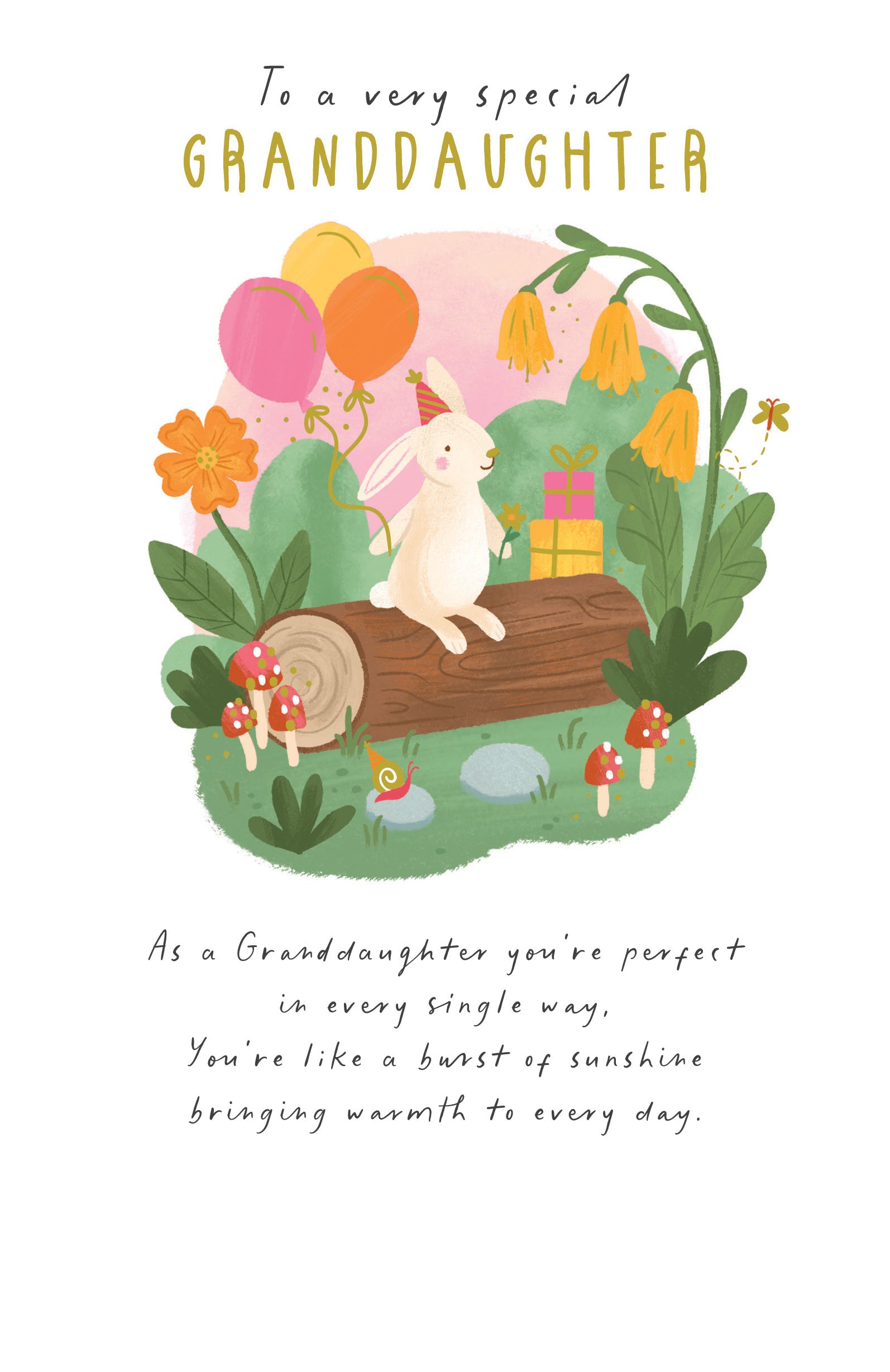 Granddaughter Perfect In Every Way Birthday Card at Penny Black