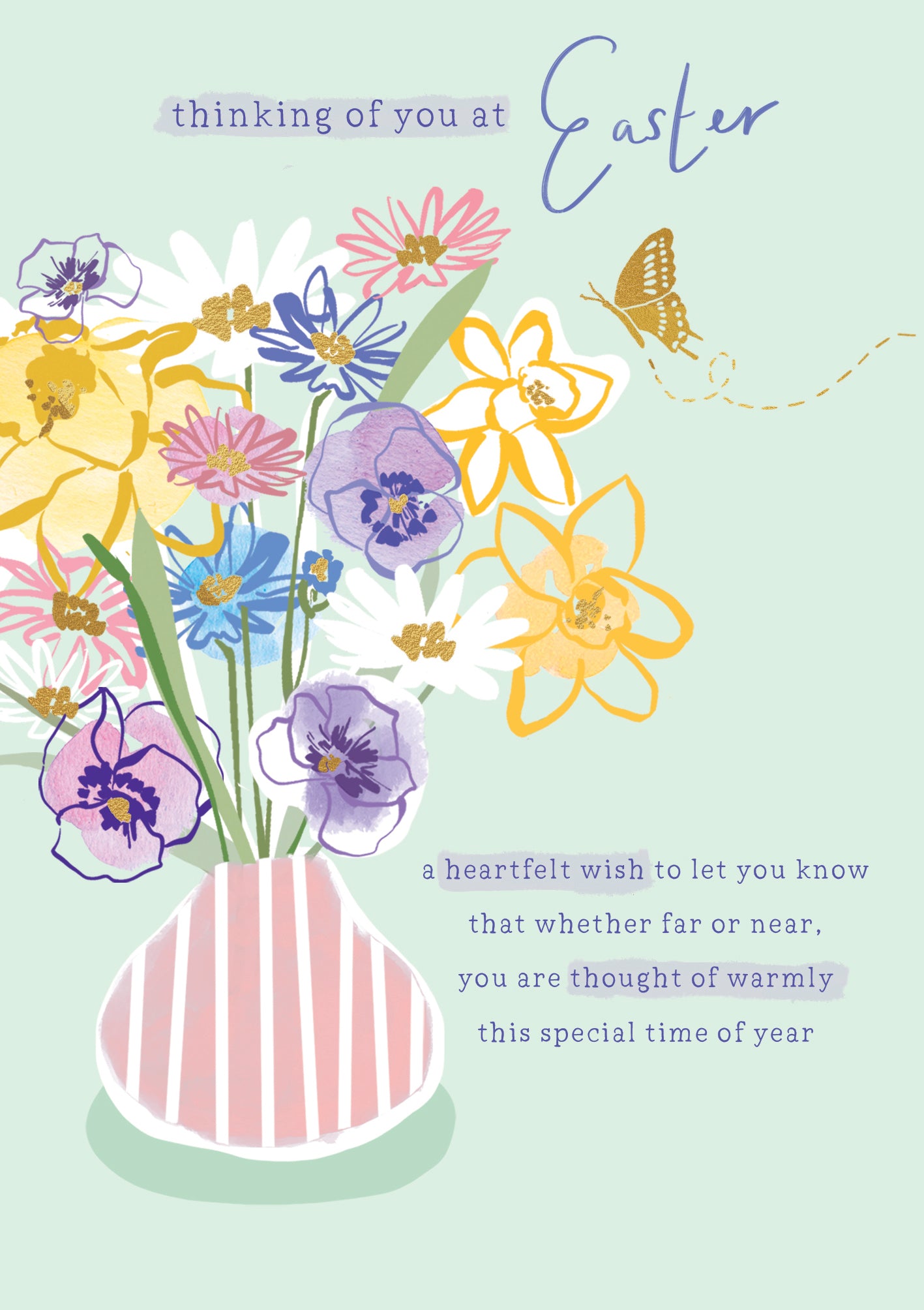 Heartfelt Wish Thinking Of You At Easter Card By Penny Black