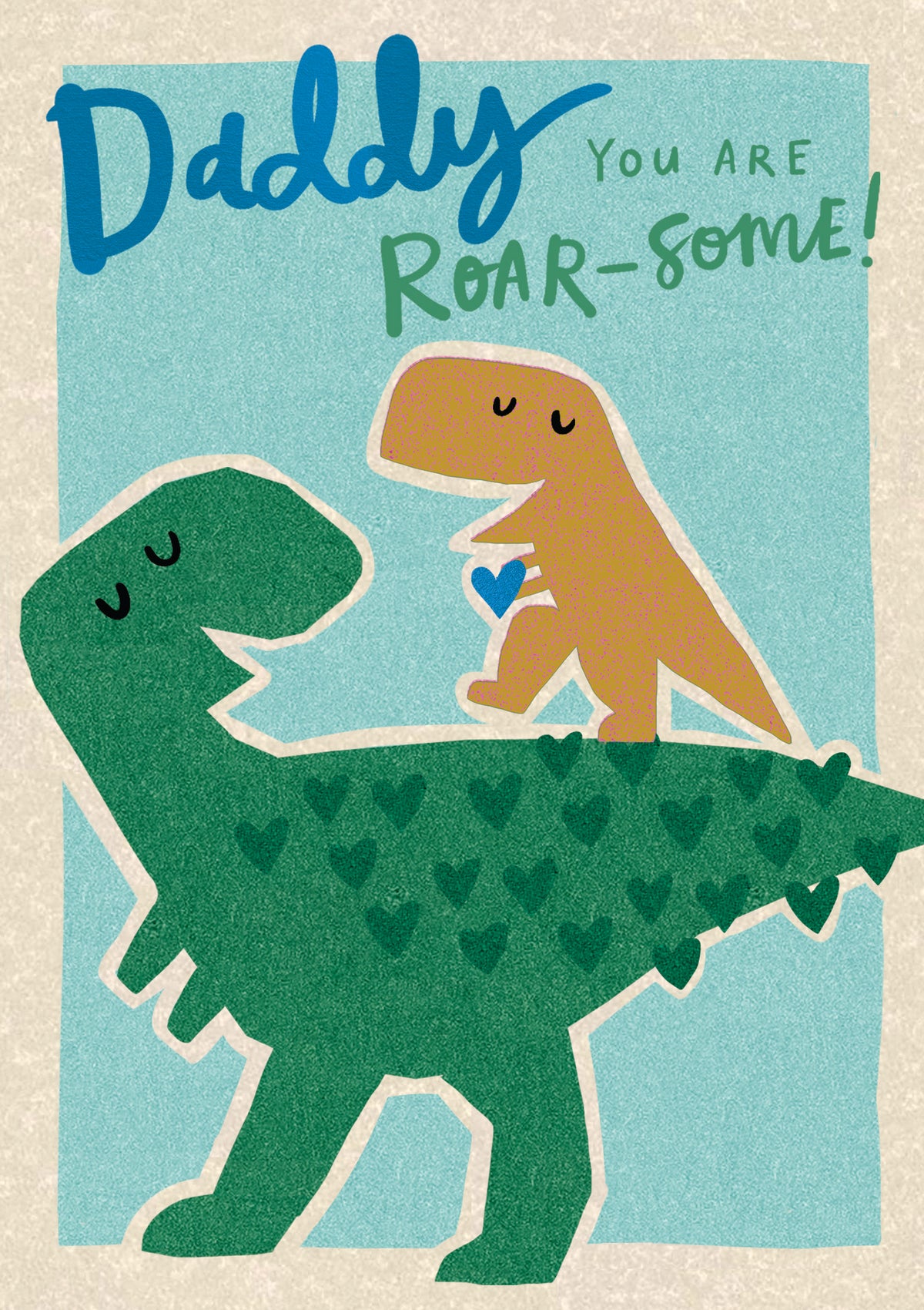 Daddy Roarsome Dinosaurs Father's Day Card By Penny Black