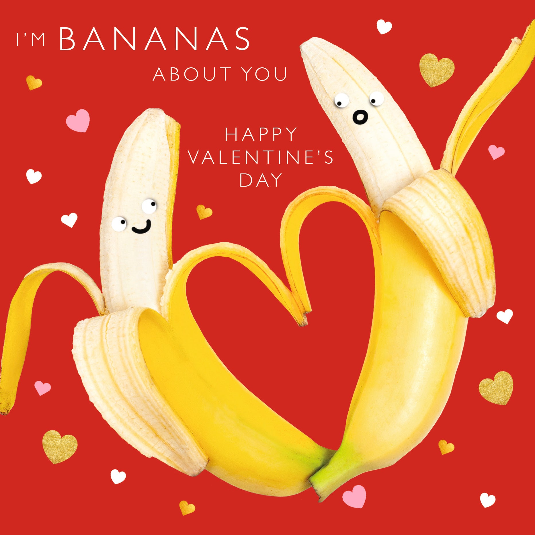 Bananas About You Valentine Card by penny black