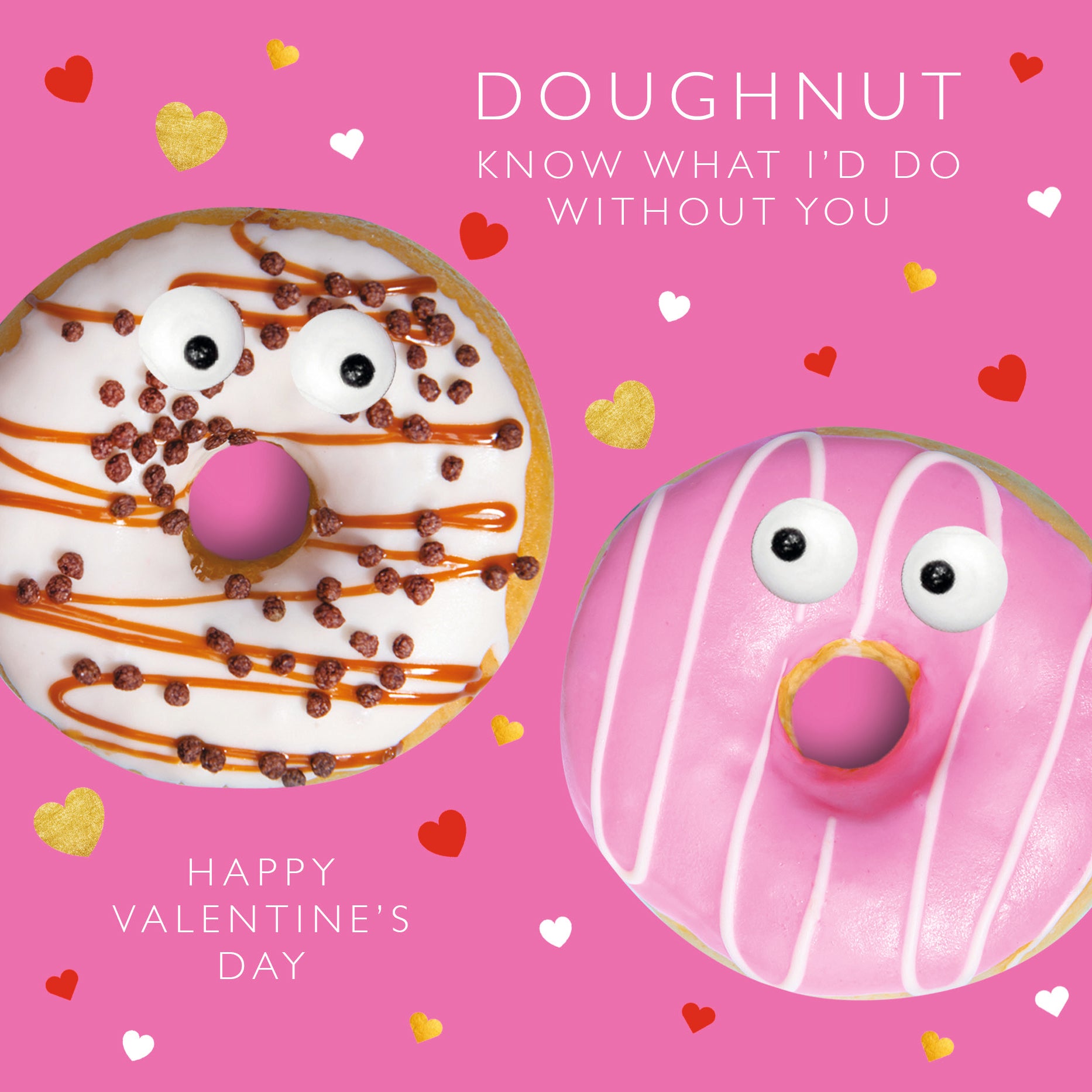 Doughnut Know What I'd Do Valentine Card by penny black
