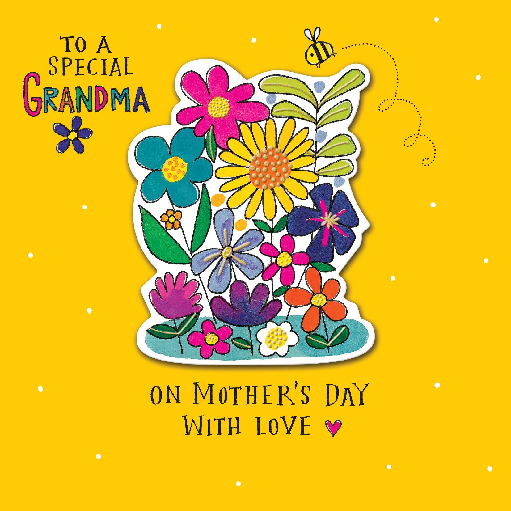 Special Grandma Floral Embellished Mother's Day Card by penny black