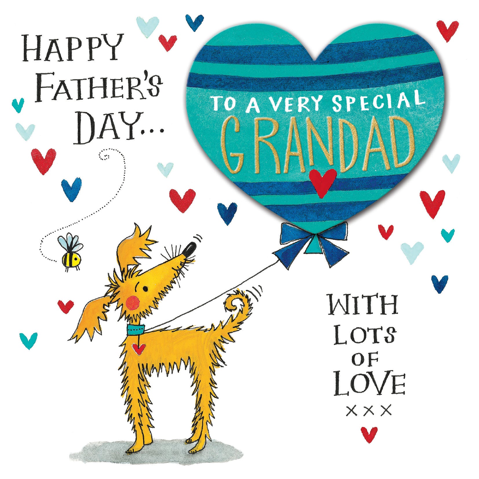 Special Grandad Pooch Embellished Father's Day Card by penny black