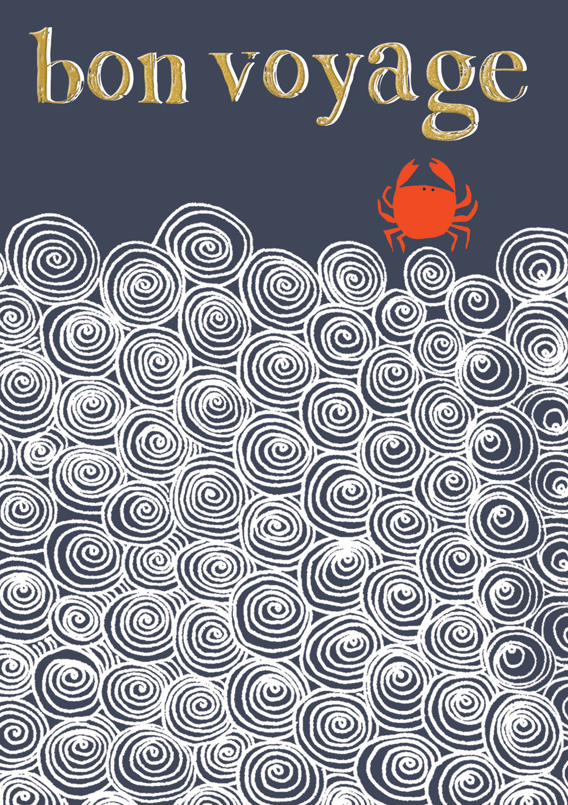 Red Crab Bon Voyage Card at Penny Black