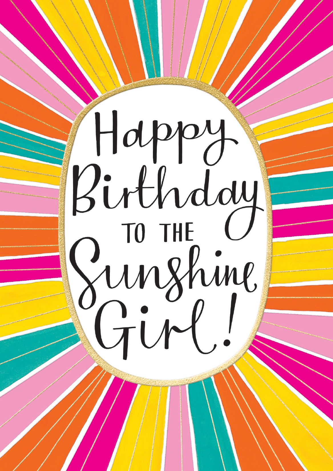 Happy Birthday Sunshine Girl Card at Penny Black