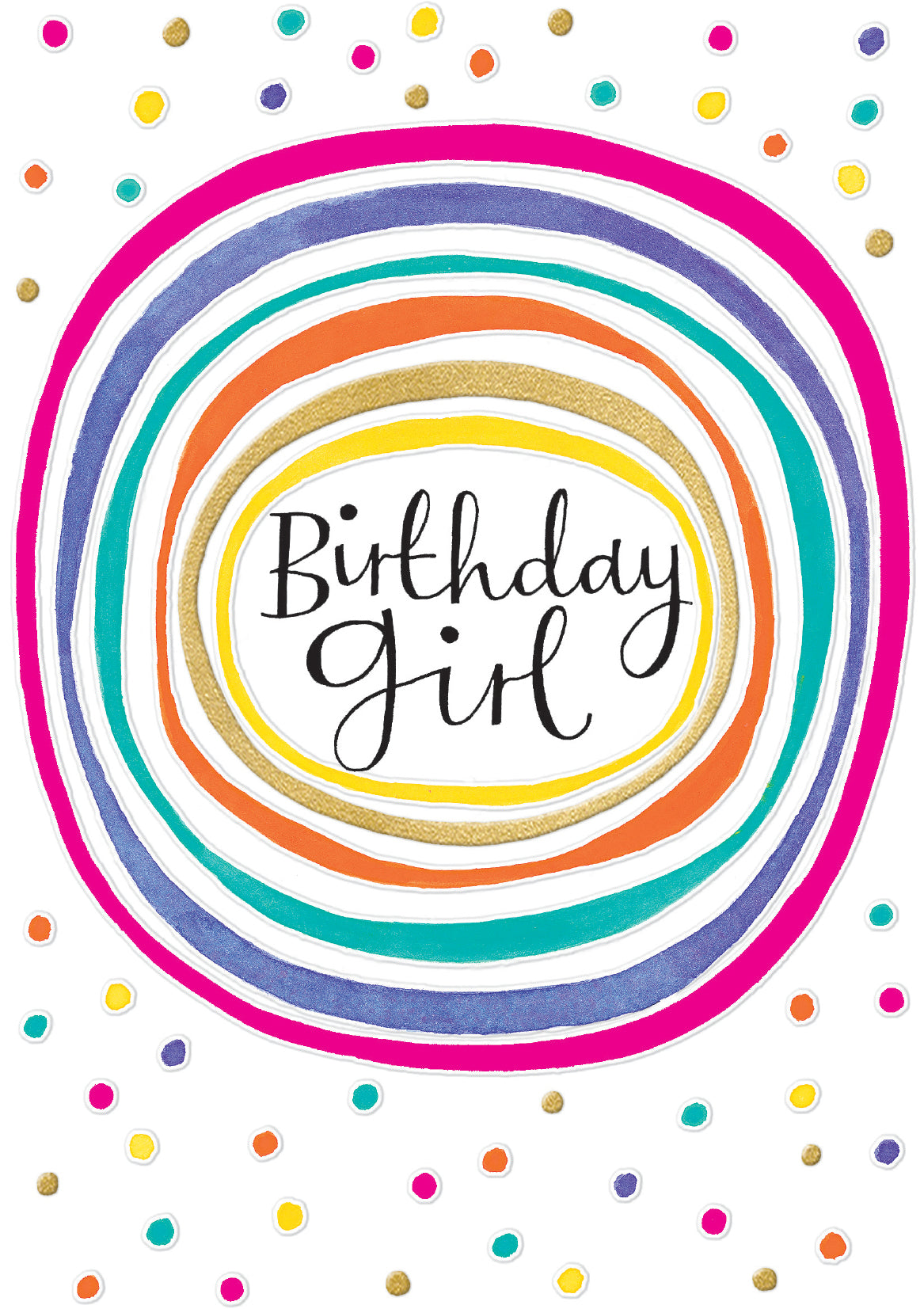Birthday Girl Swirly Card at Penny Black