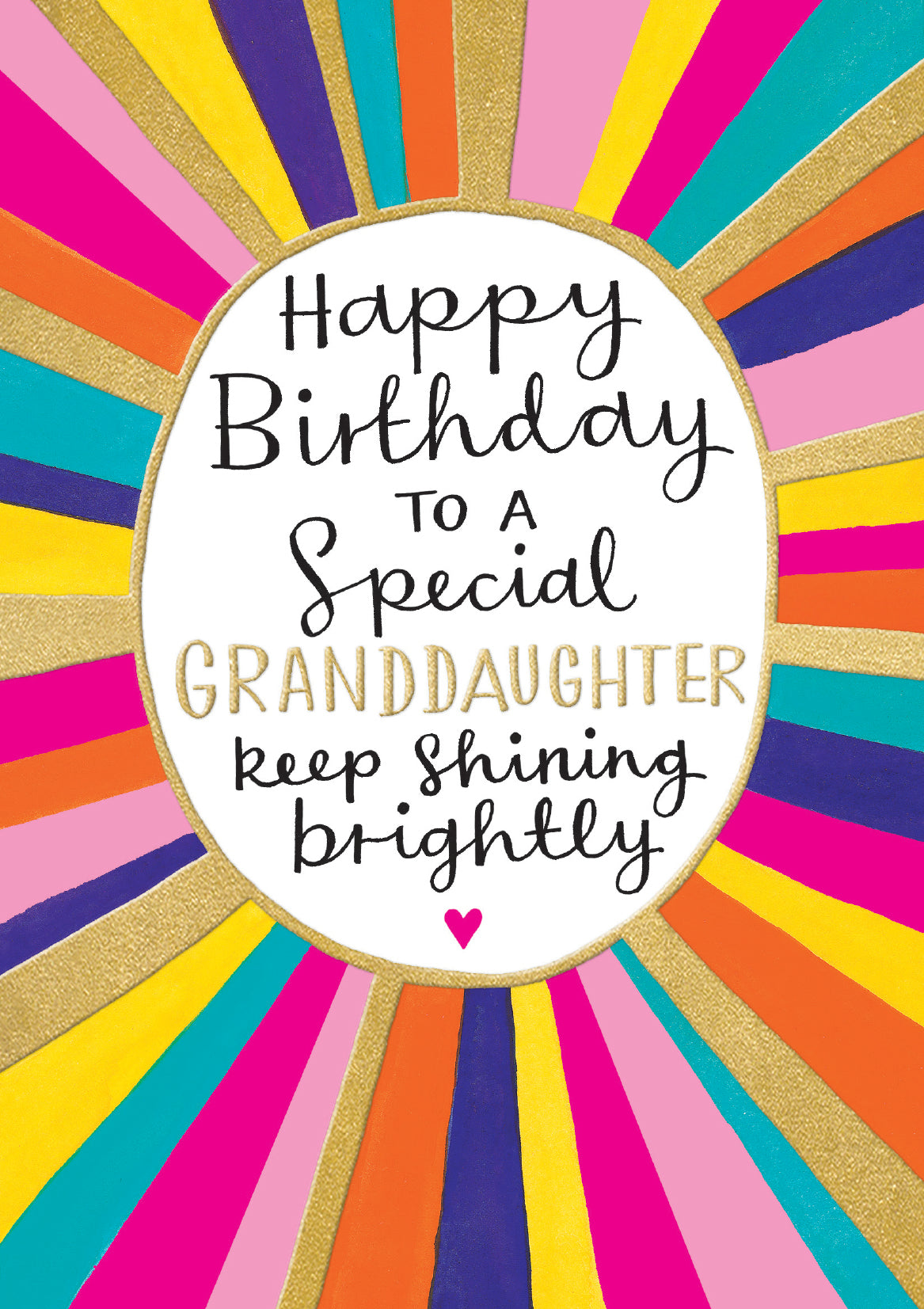 Granddaughter Shining Brightly Birthday Card from Penny Black