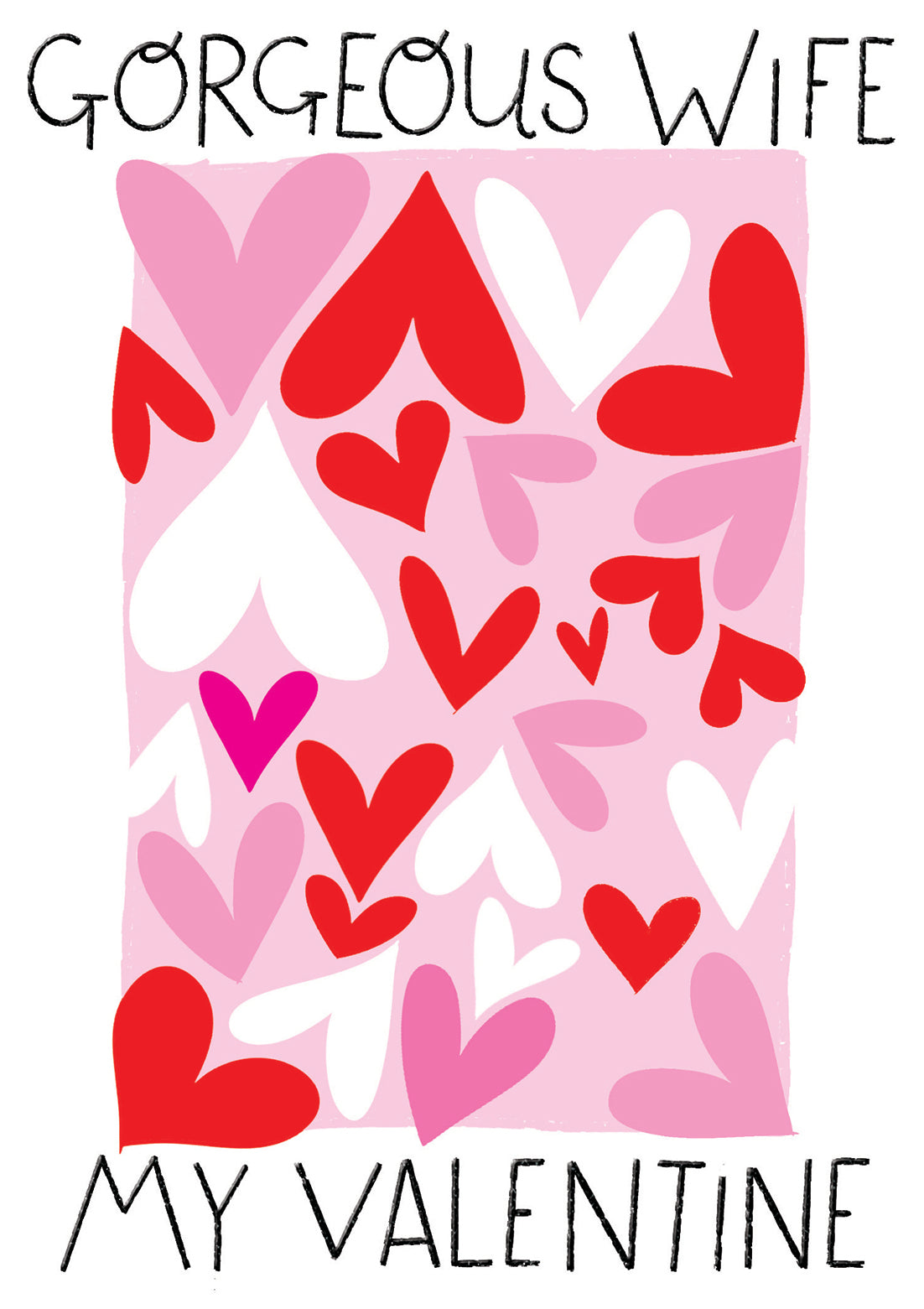 Gorgeous Wife On Valentine's Day Card by penny black
