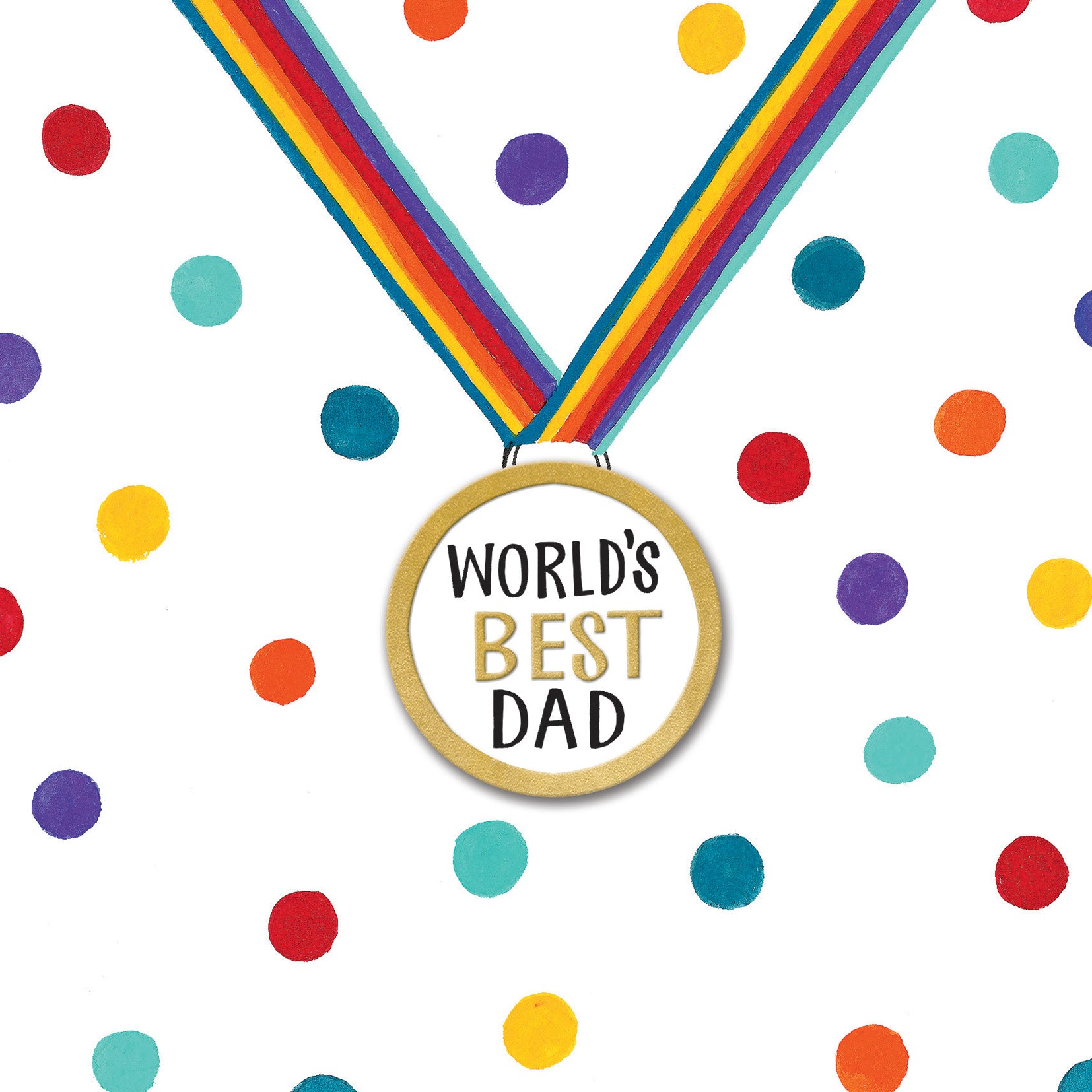 Gold Medal World's Best Dad Father's Day Card By Penny Black