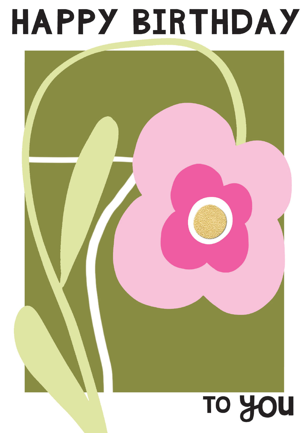 Blooming Lovely Pink Pansy Birthday Card from Penny Black