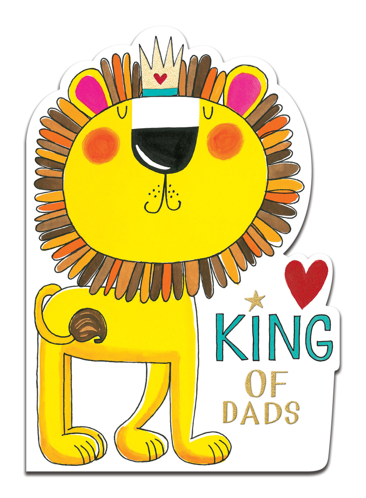 King Of Dads Lion Father's Day Card By Penny Black