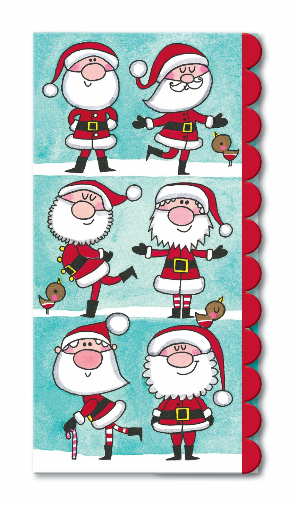 Posing Santas Christmas Voucher Wallet by penny black