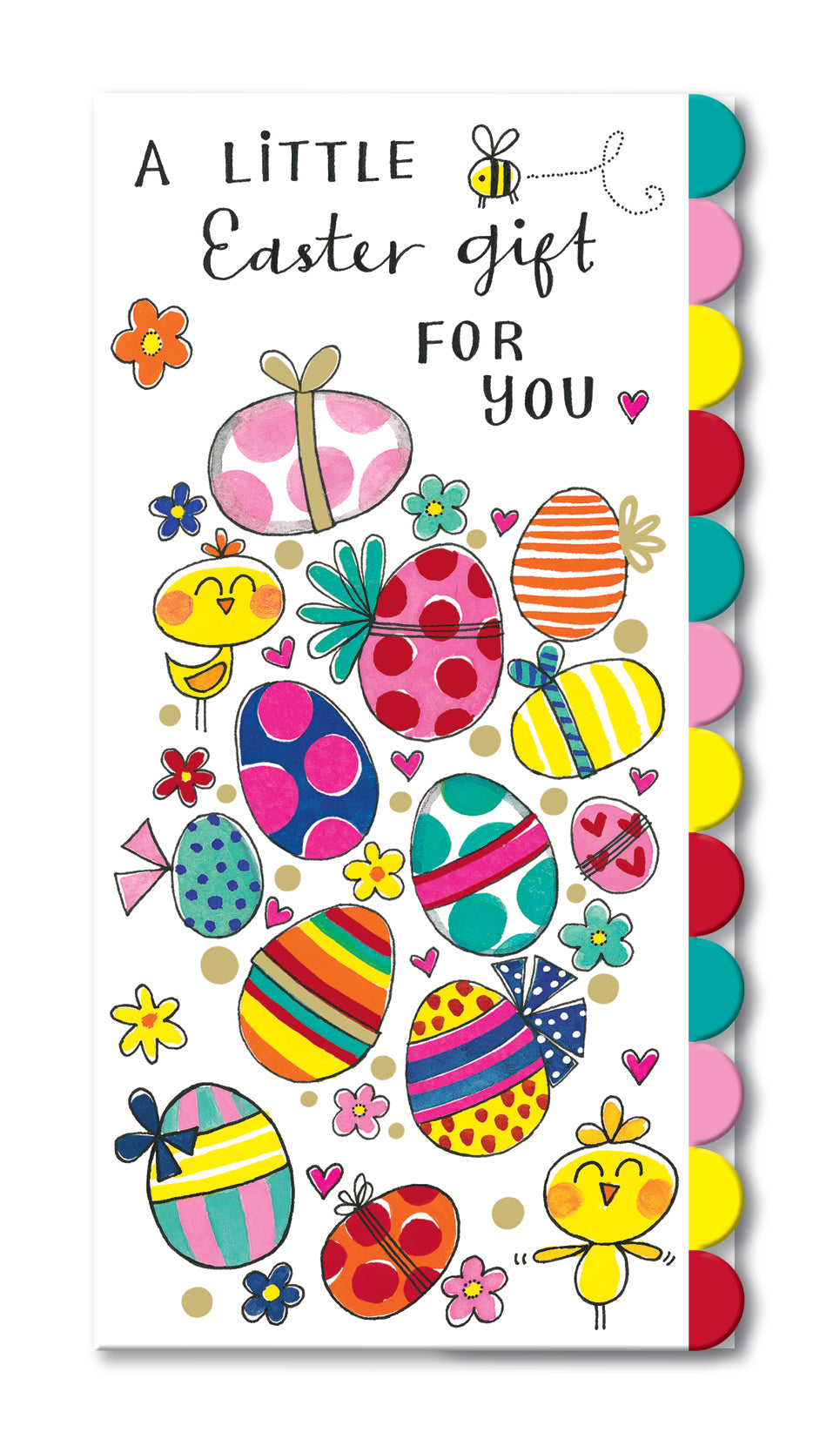 Rachel Ellen Colourful Eggs Easter Voucher Wallet By Penny Black
