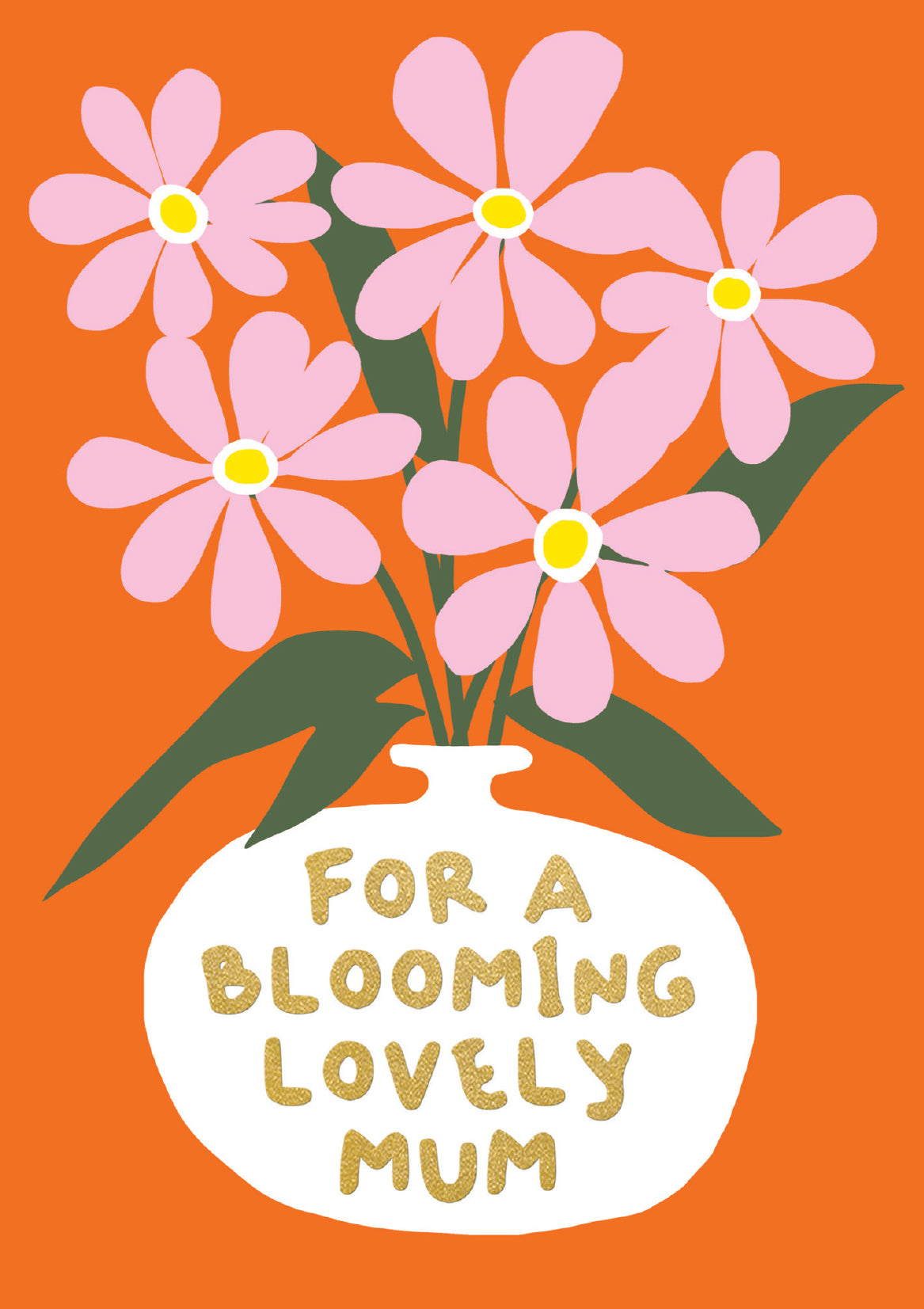 Blooming Lovely Pink Flowers Mother's Day Card By Penny Black