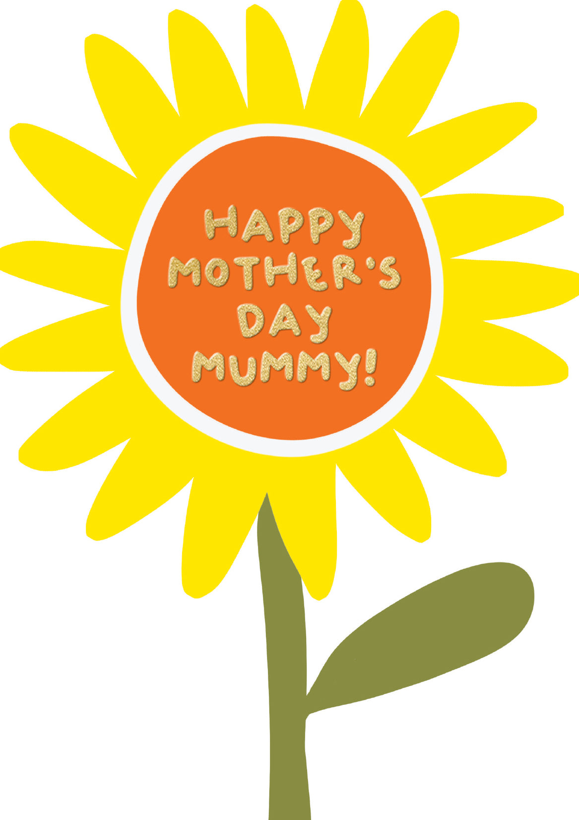 Happy Mother's Day Mummy Sunflower Card By Penny Black