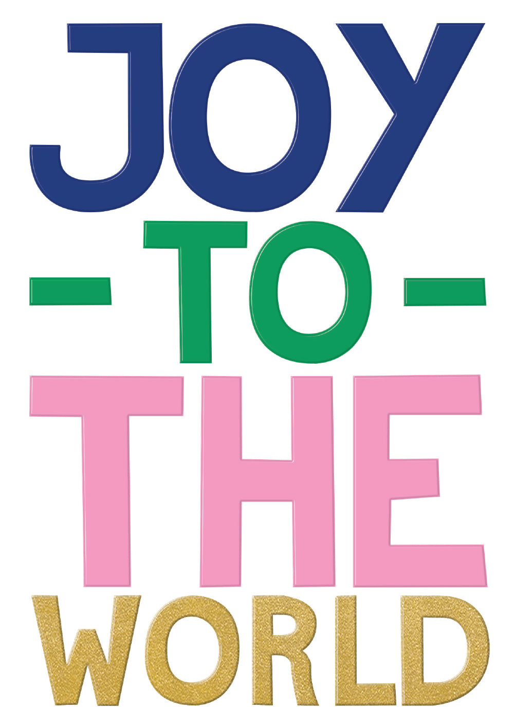 Joy To The World Multi Colour Christmas Card By Penny Black