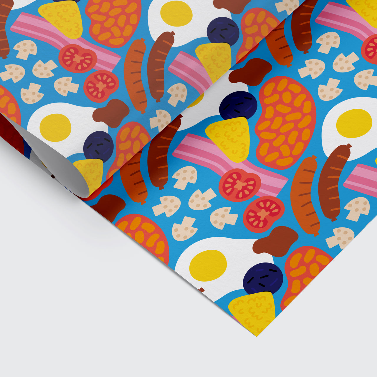 Full English Breakfast Single Giftwrap Sheet From Penny Black