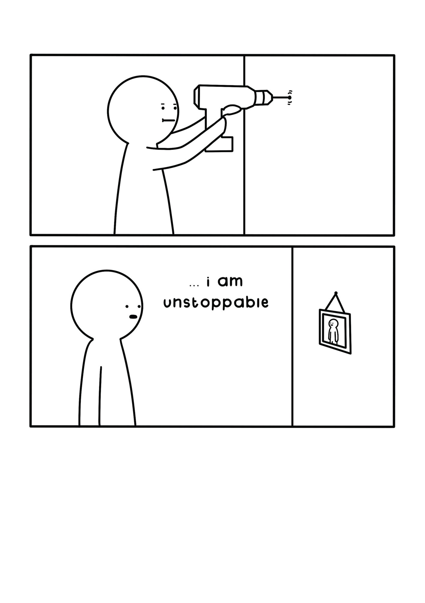 Unstoppable DIY Machine Funny Card from Penny Black