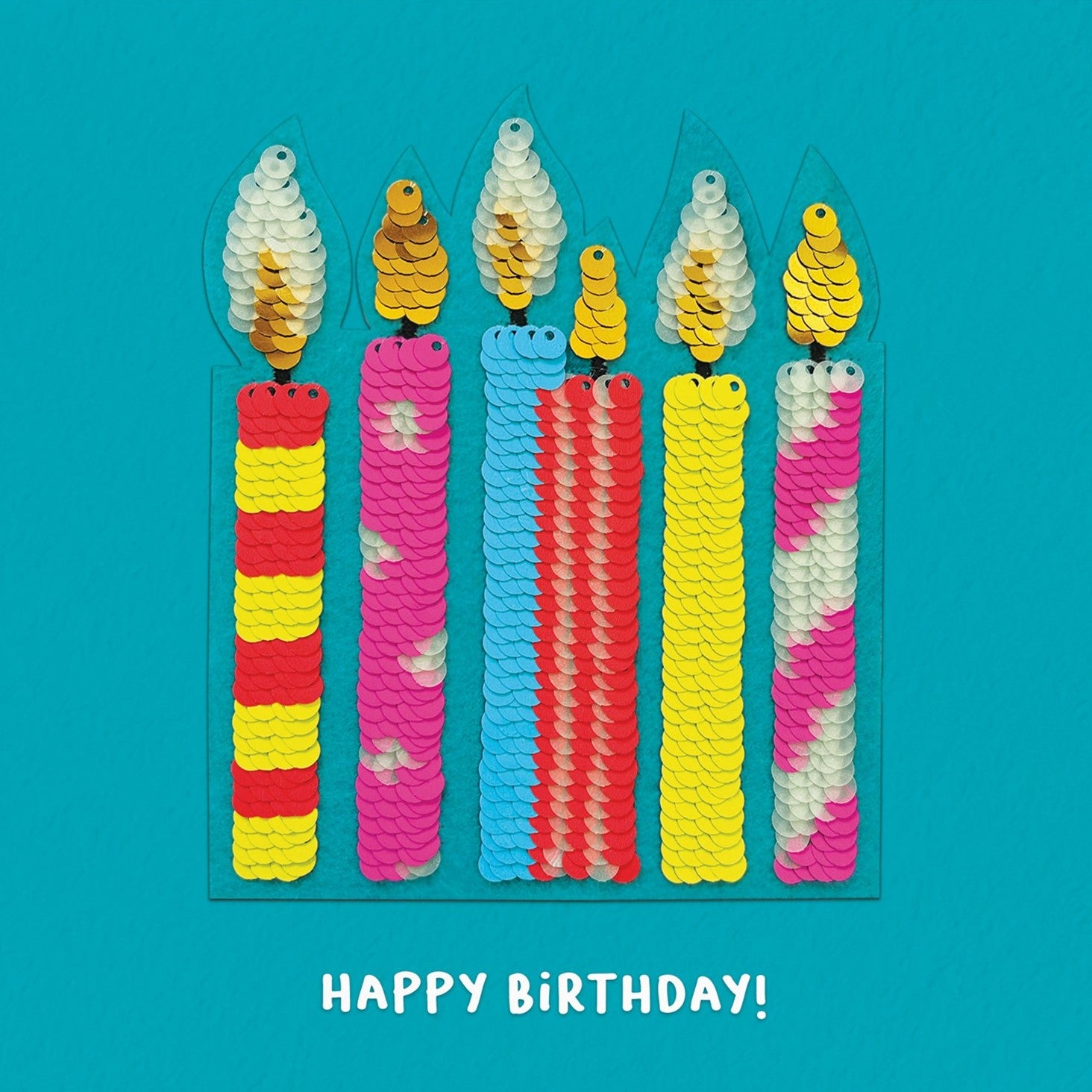 Sequin Candles Birthday Card at Penny Black
