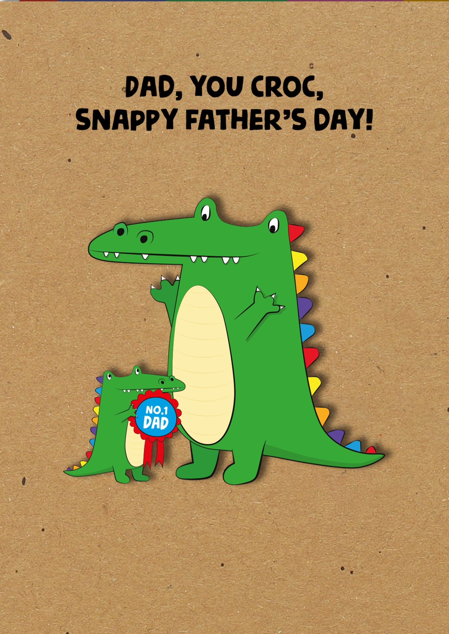 Dad You Croc Snappy Father's Day Embellished Card By Penny Black