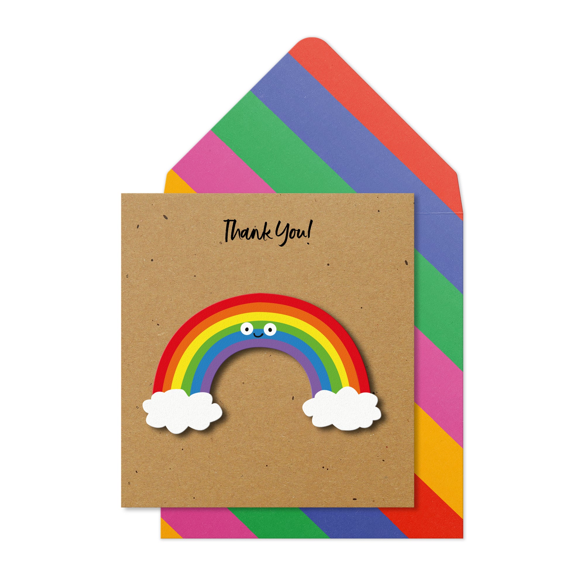 3D Happy Rainbow Thank You Card from Penny Black