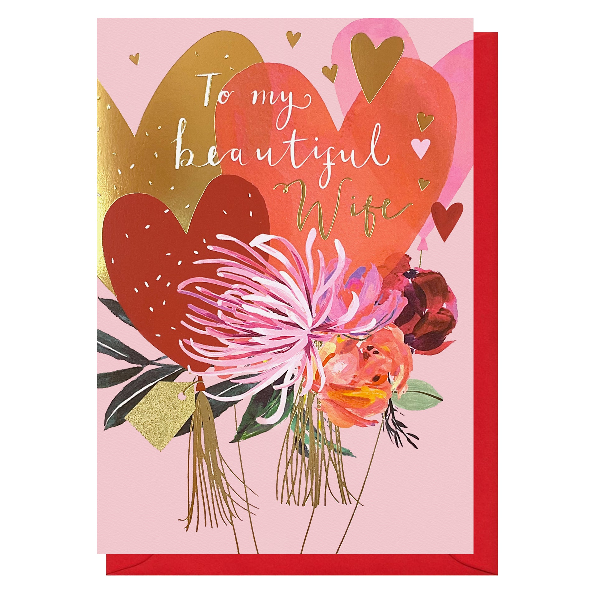 Floral Frenzy Wife Birthday Card from Penny Black