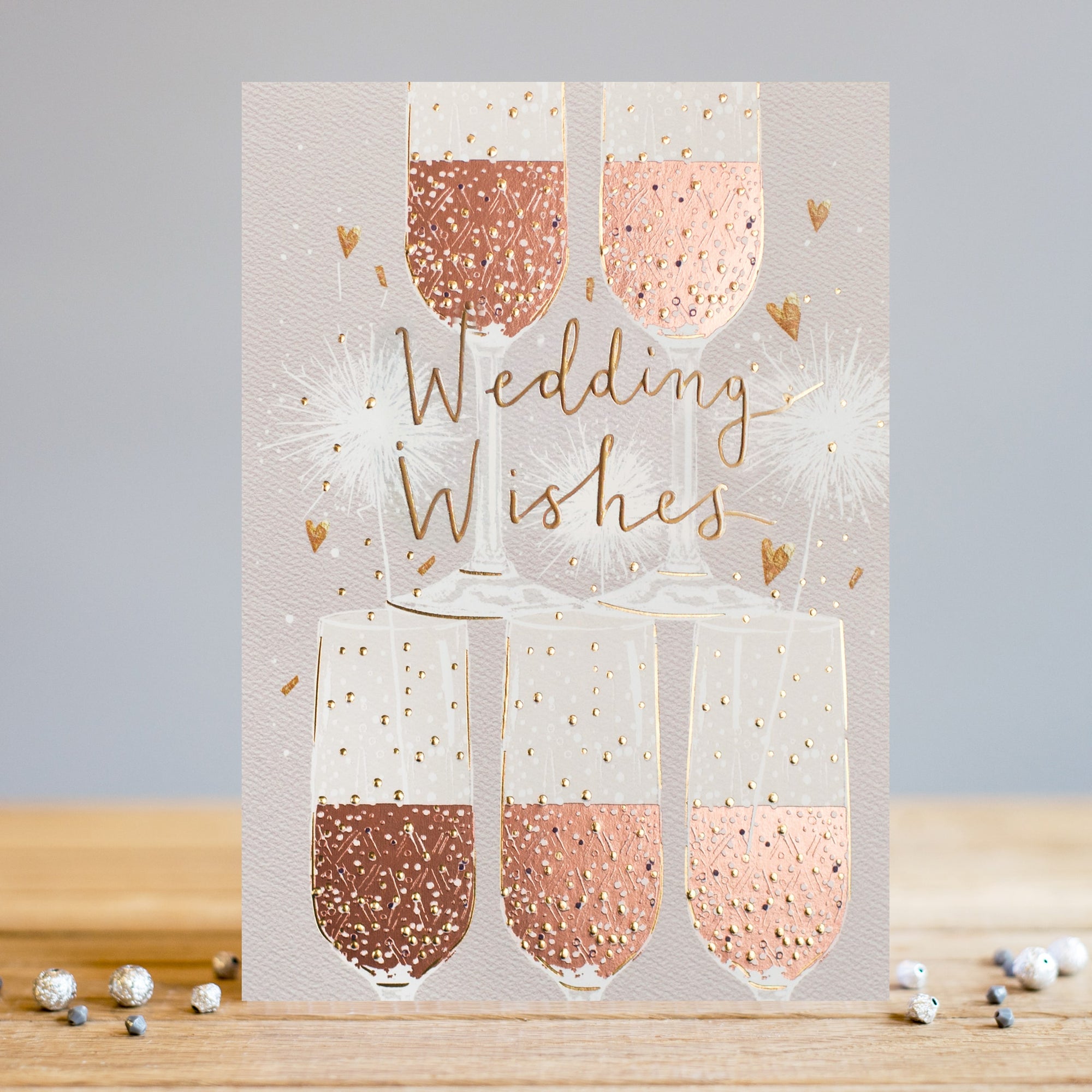 Stacked Fizz Wedding Wishes Card from Penny Black