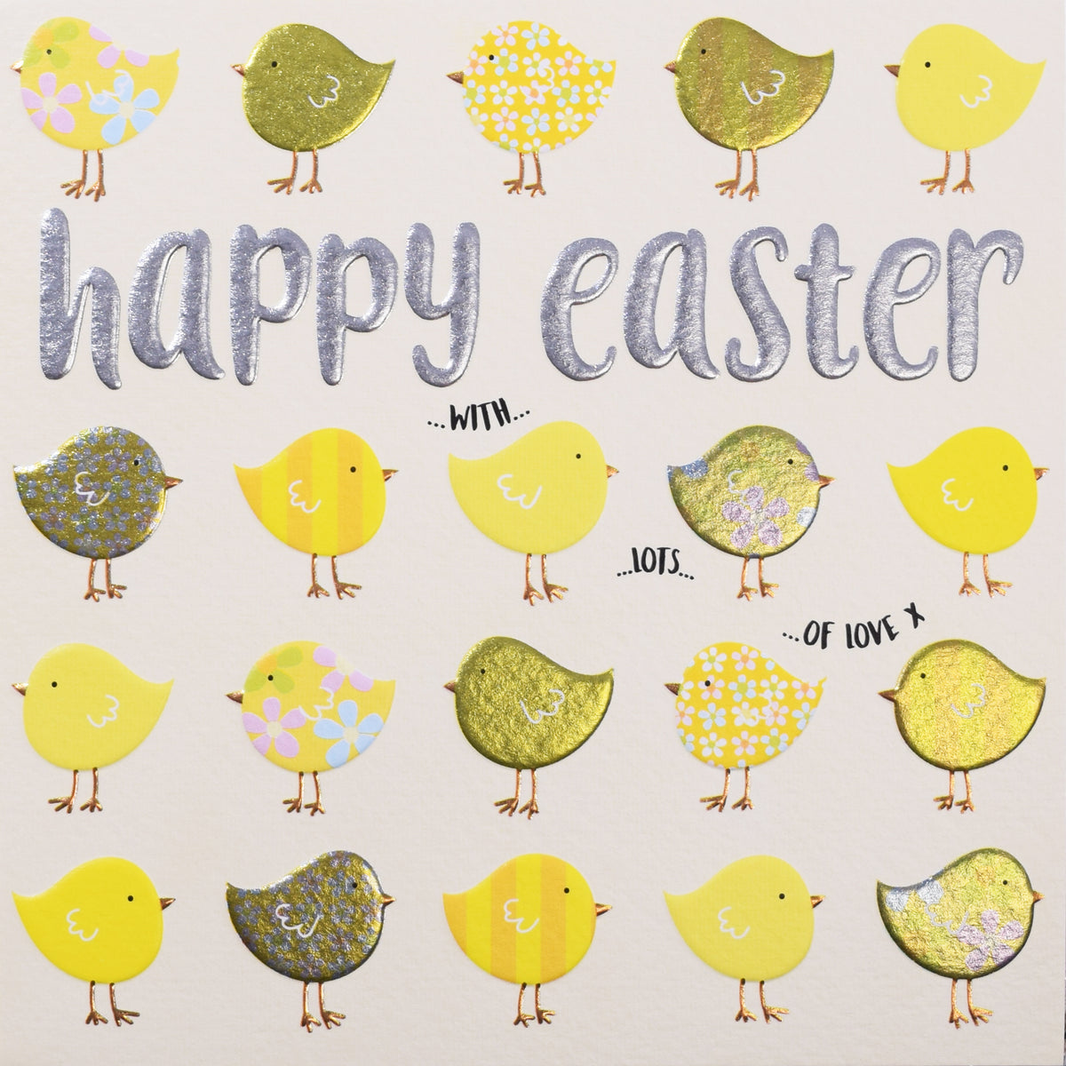 Baby Chicks Embossed Easter Card by penny black