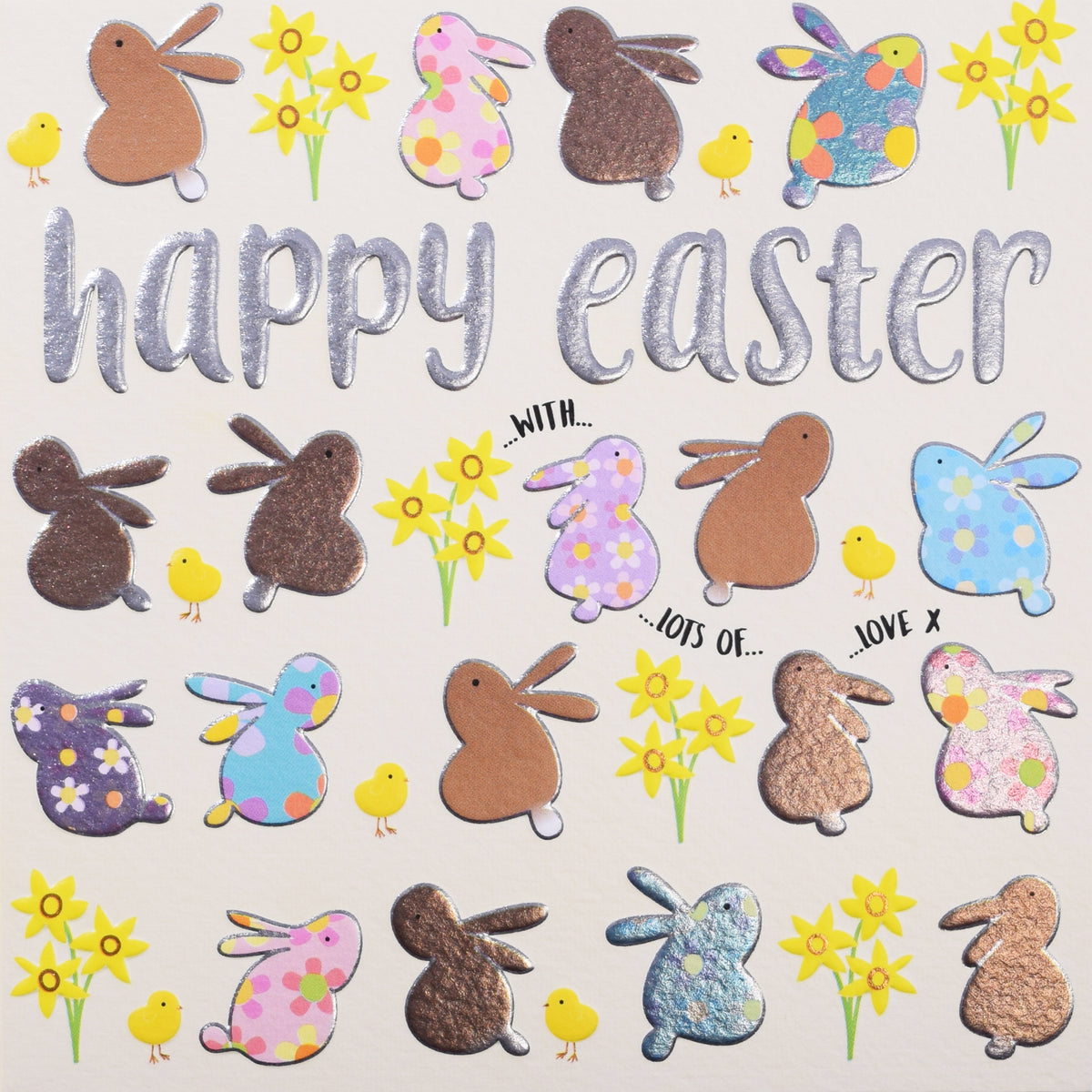 Baby Animals Embossed Easter Card by penny black