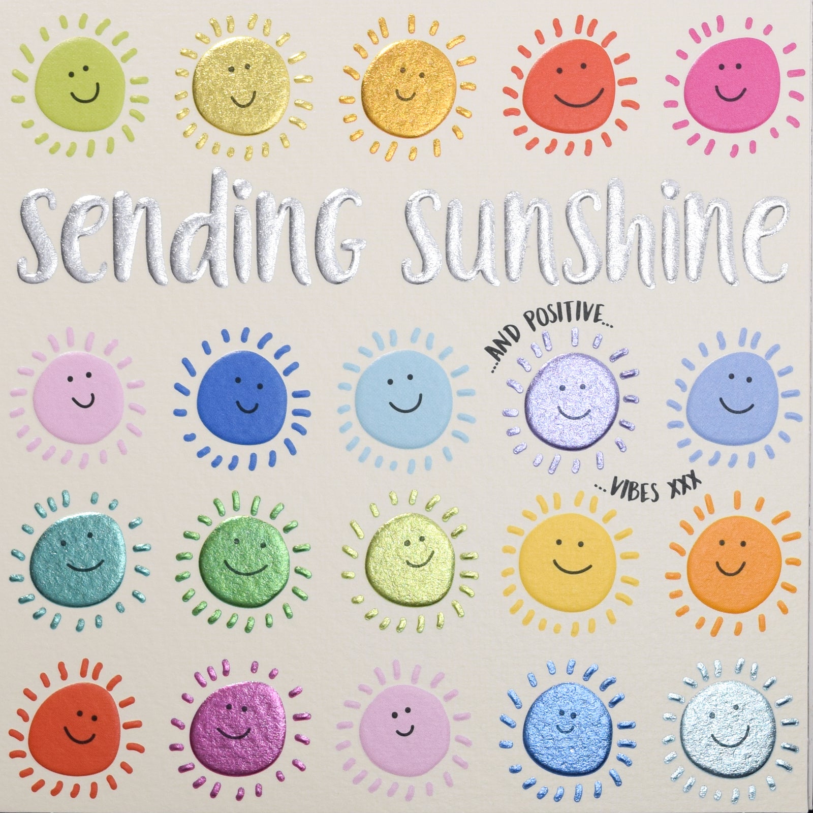 Sunshine And Positive Vibes Card by penny black