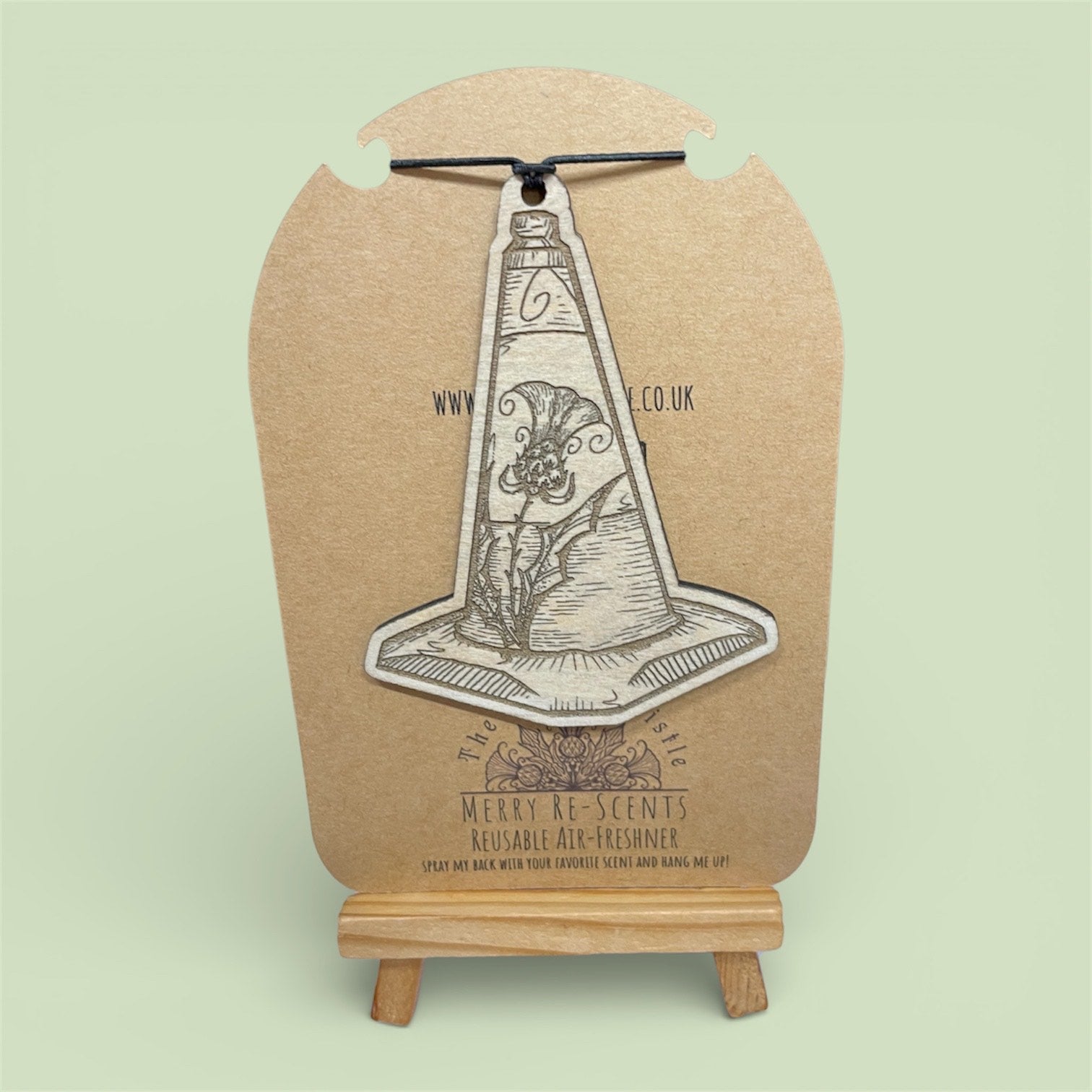 Glasgow Traffic Cone Tattoo Reusable Air Freshener by penny black