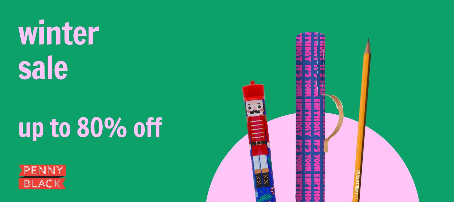 Up to 80% off during Penny Black's Winter Sale