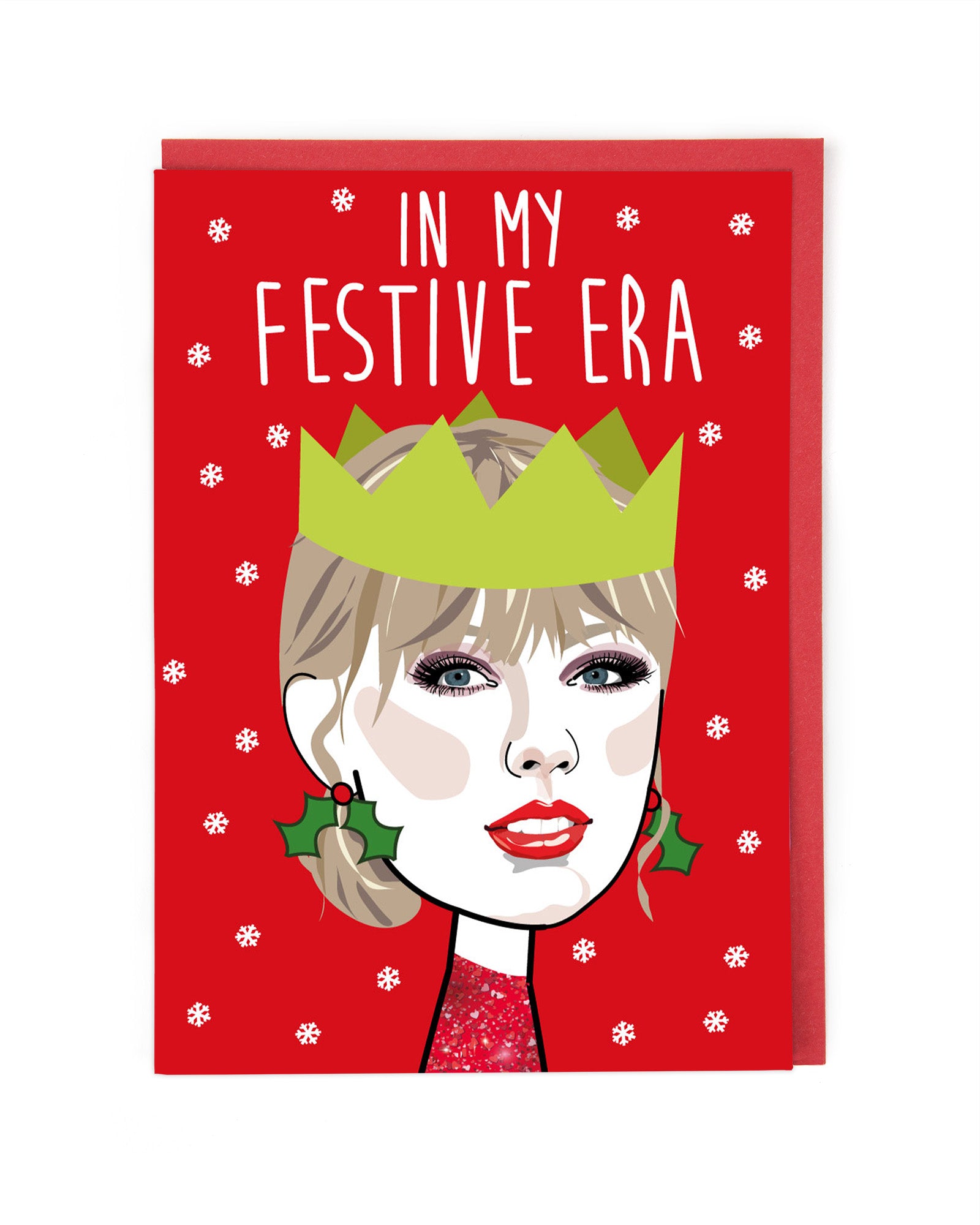 In My Festive Era Taylor Swift Christmas Card by penny black