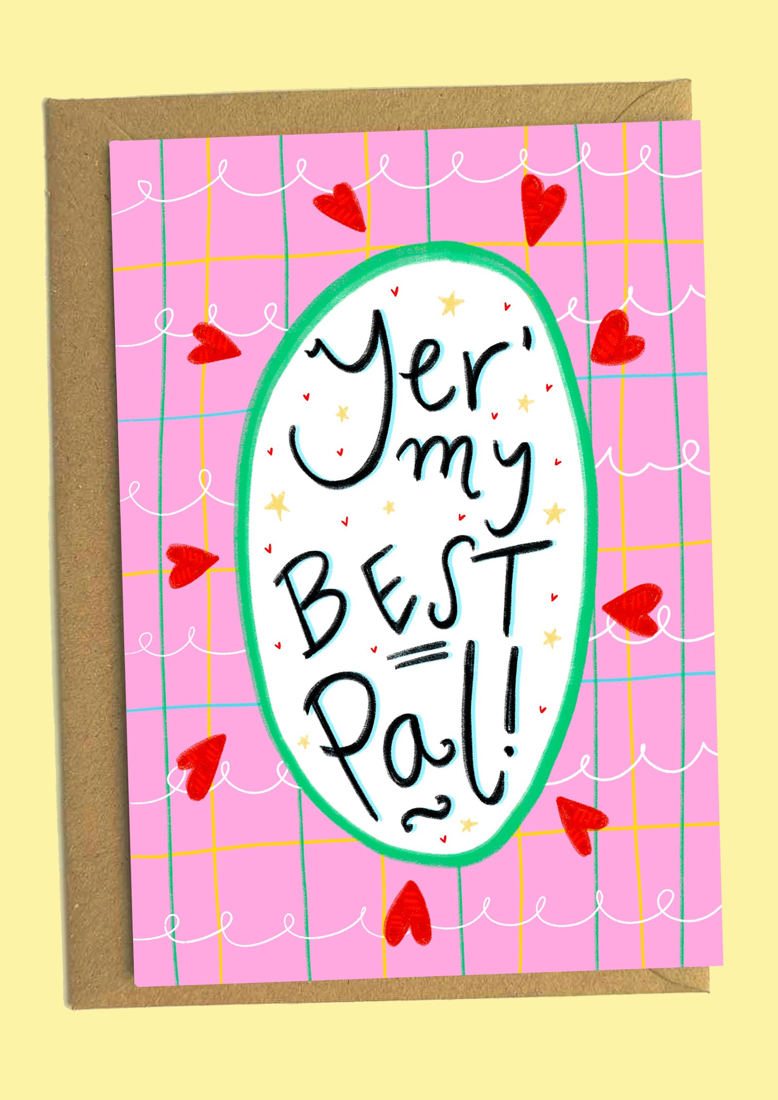 Best Pal Scots Friendship Card by penny black