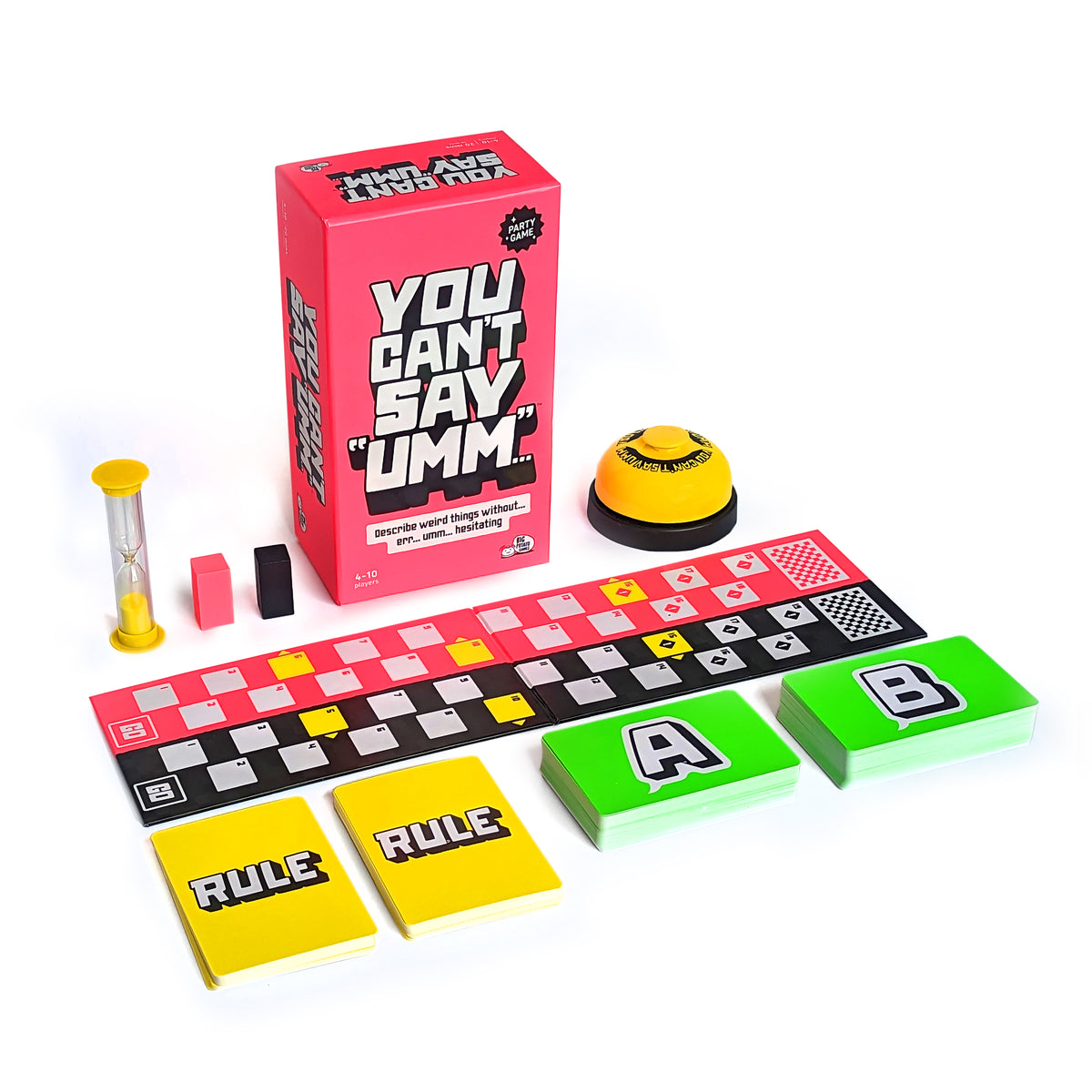 You Can&#39;t Say Umm Party Game by Big Potato Games at Penny black - contents