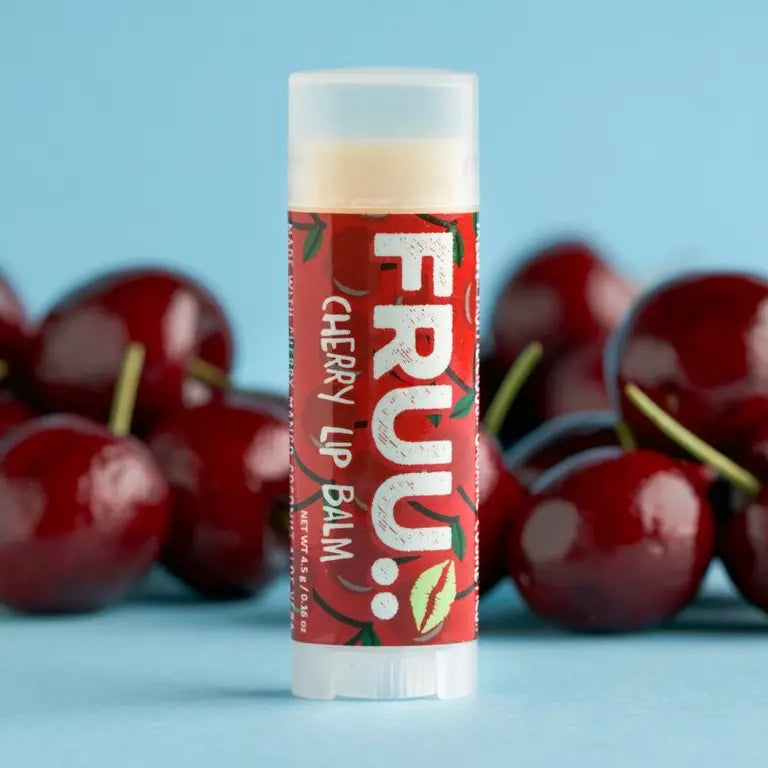 Fruu Vegan Friendly Cherry Lip Balm By Penny Black