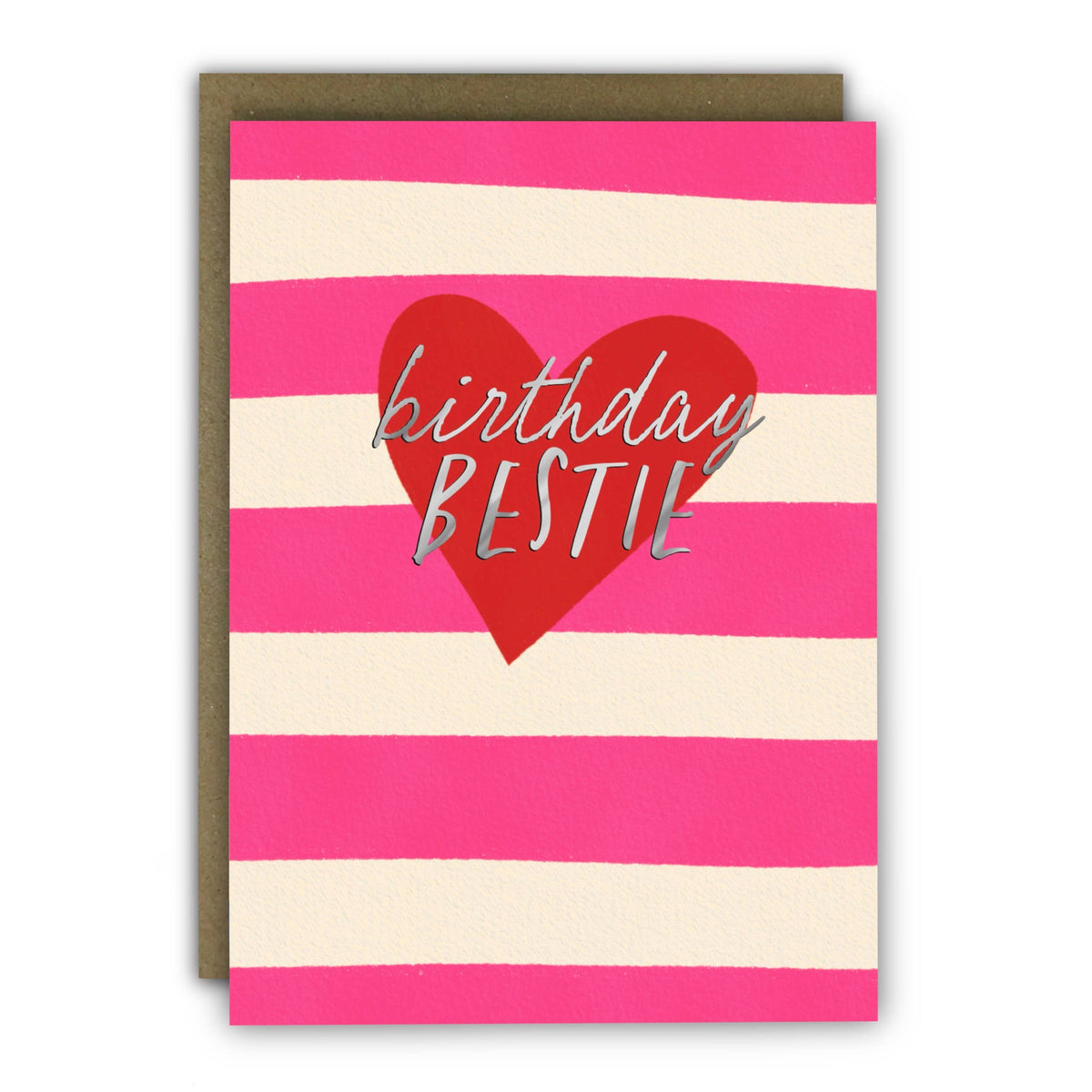 Birthday Bestie Breton Foil Card by penny black